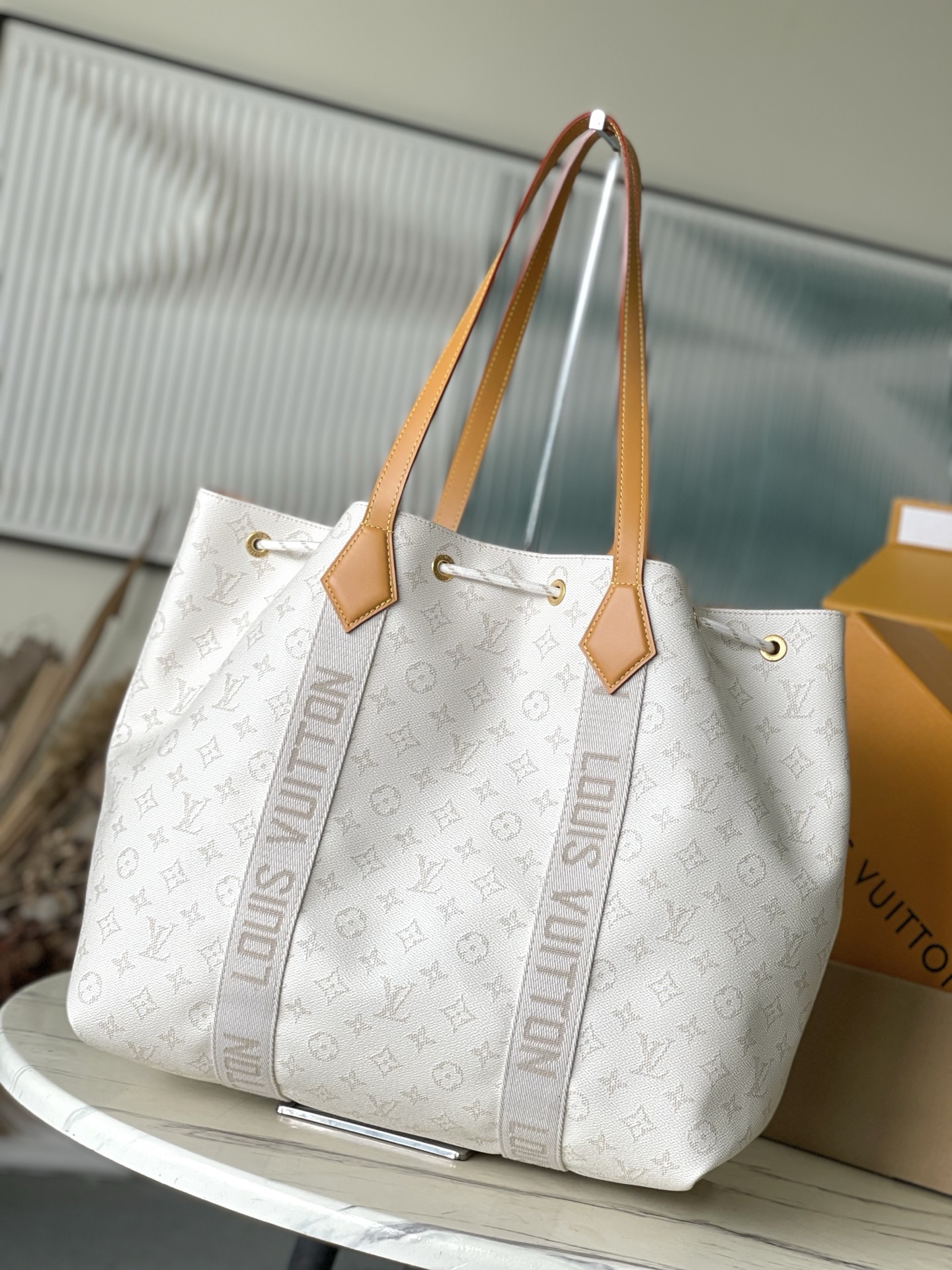 Bagsaaa LV M14652 Marina Tote Off-White - 49cm