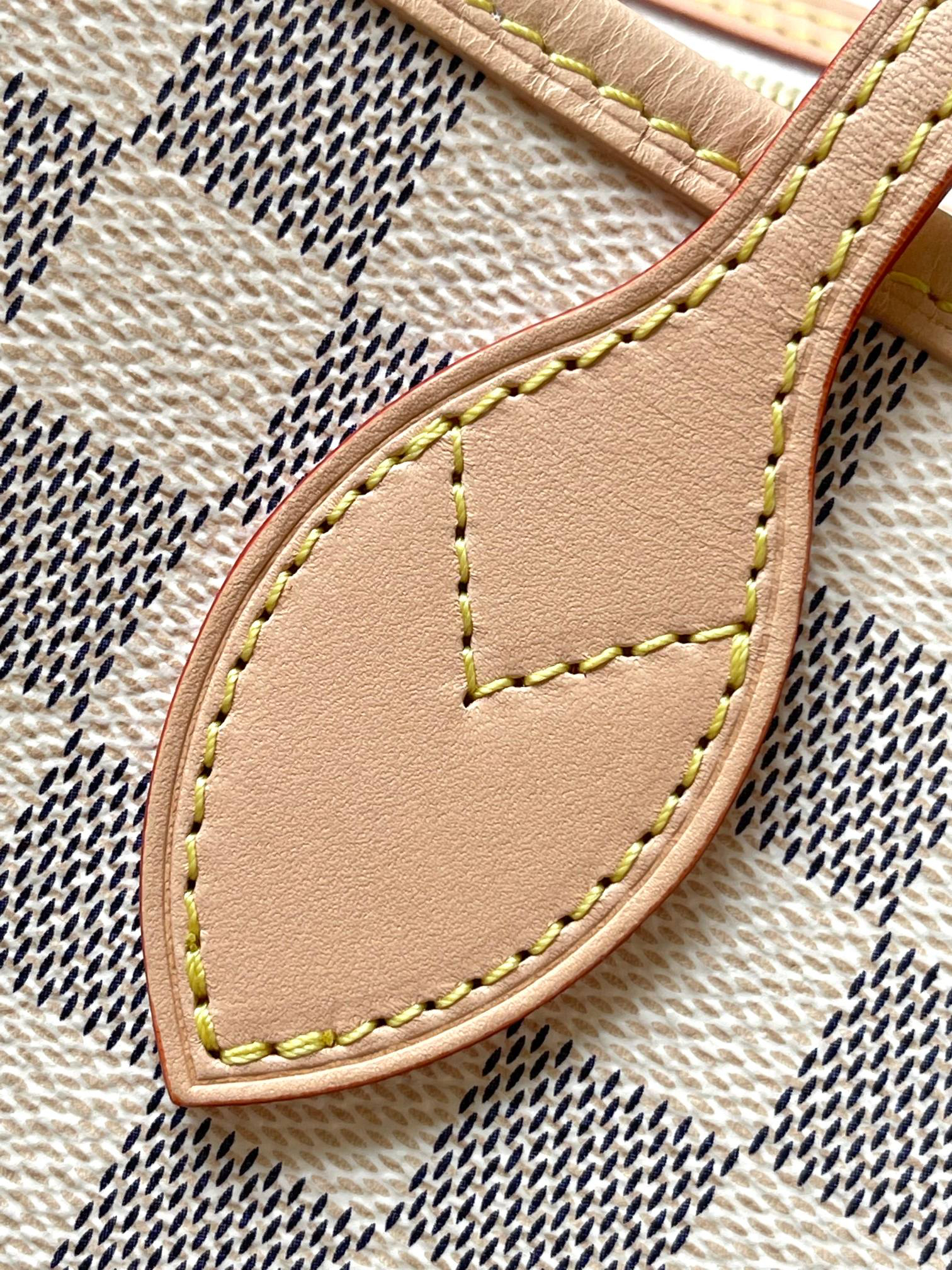 Bagsaaa LV N40602 Neverfull GM Tote Bag Damier Azur & Beige - 39cm