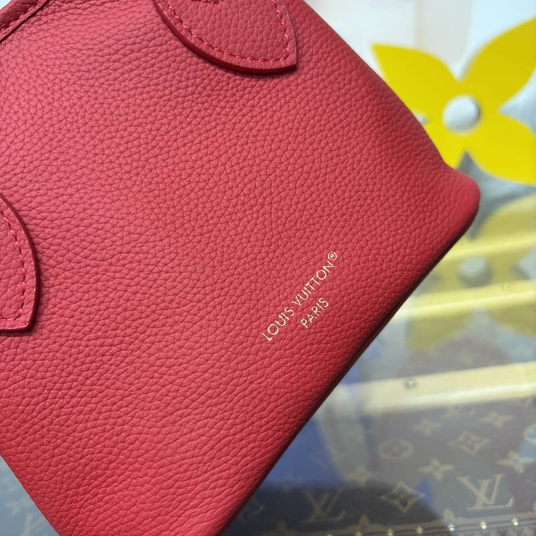 Bagsaaa M14997 LV x TM Neverfull Inside Out BB Bag Monogram cherry denim - 26.5cm