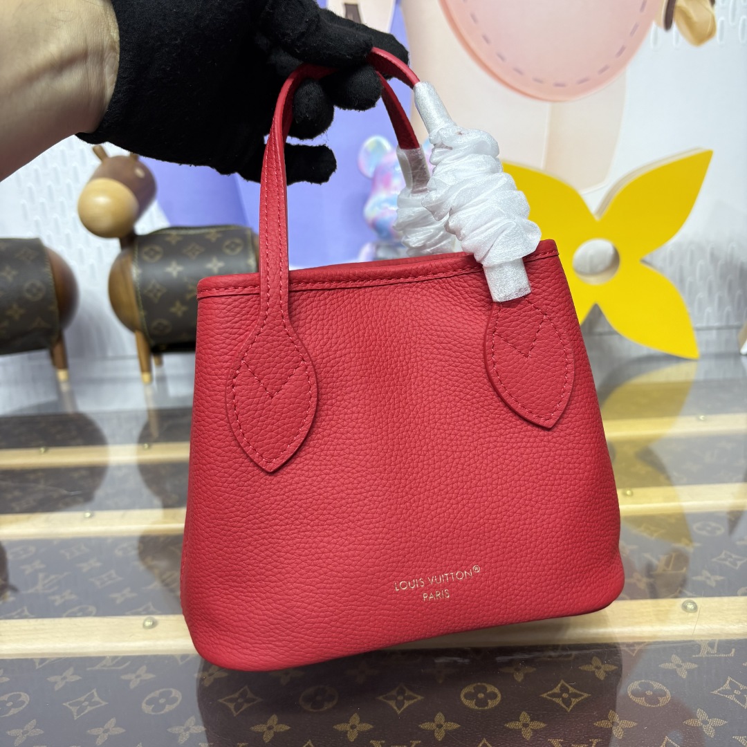 Bagsaaa M14997 LV x TM Neverfull Inside Out BB Bag Monogram cherry denim - 26.5cm