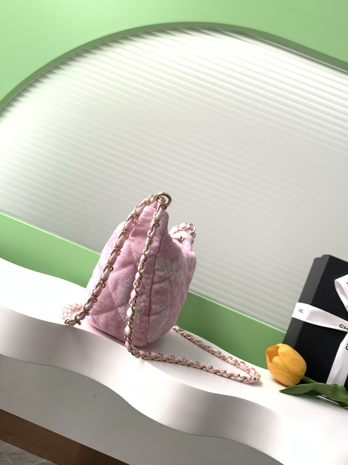 Bagsaaa Ch**el Large Hobo Bag AS5431 Pink - 29cm