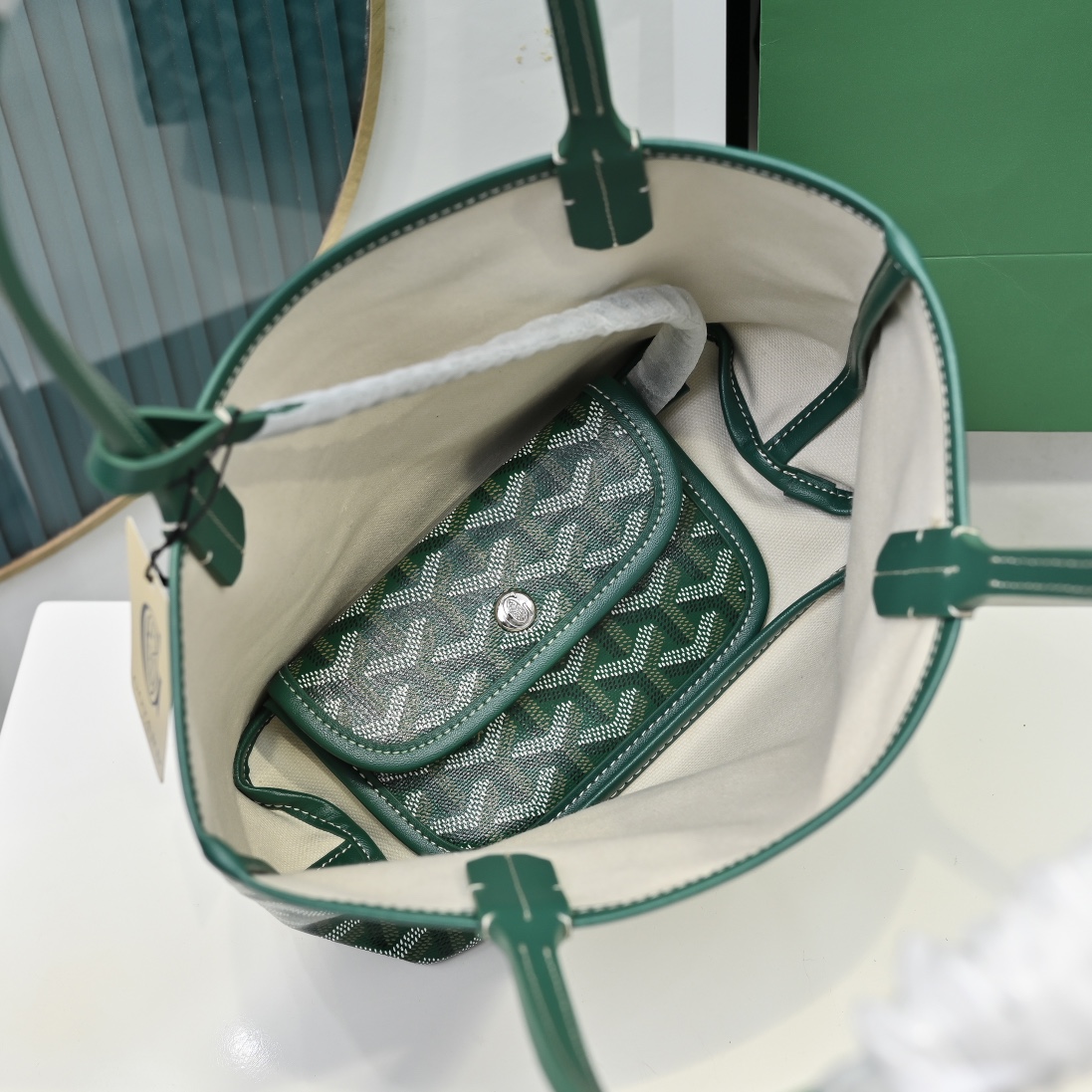 Bagsaaa G09ard Mini Shopping Bag Green - 20x20x10cm