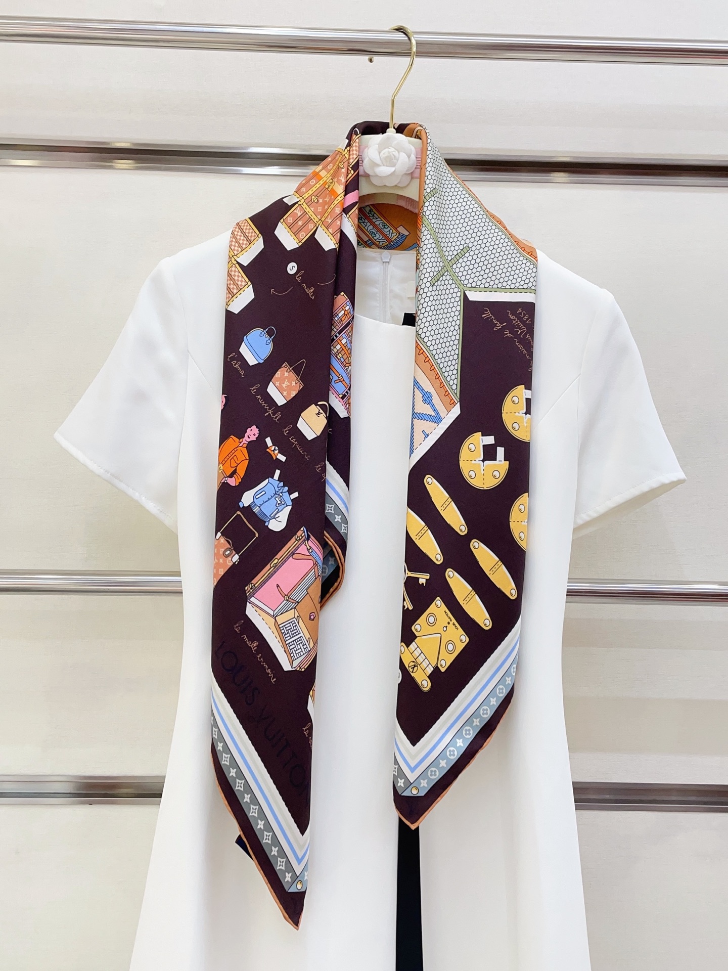 Bagsaaa LV Scarf - 90cm