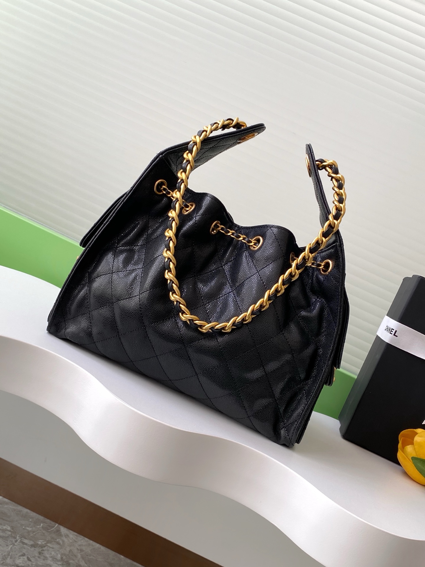 Bagsaaa Ch**el 25 Small Handbag AS5293 black - 30cm