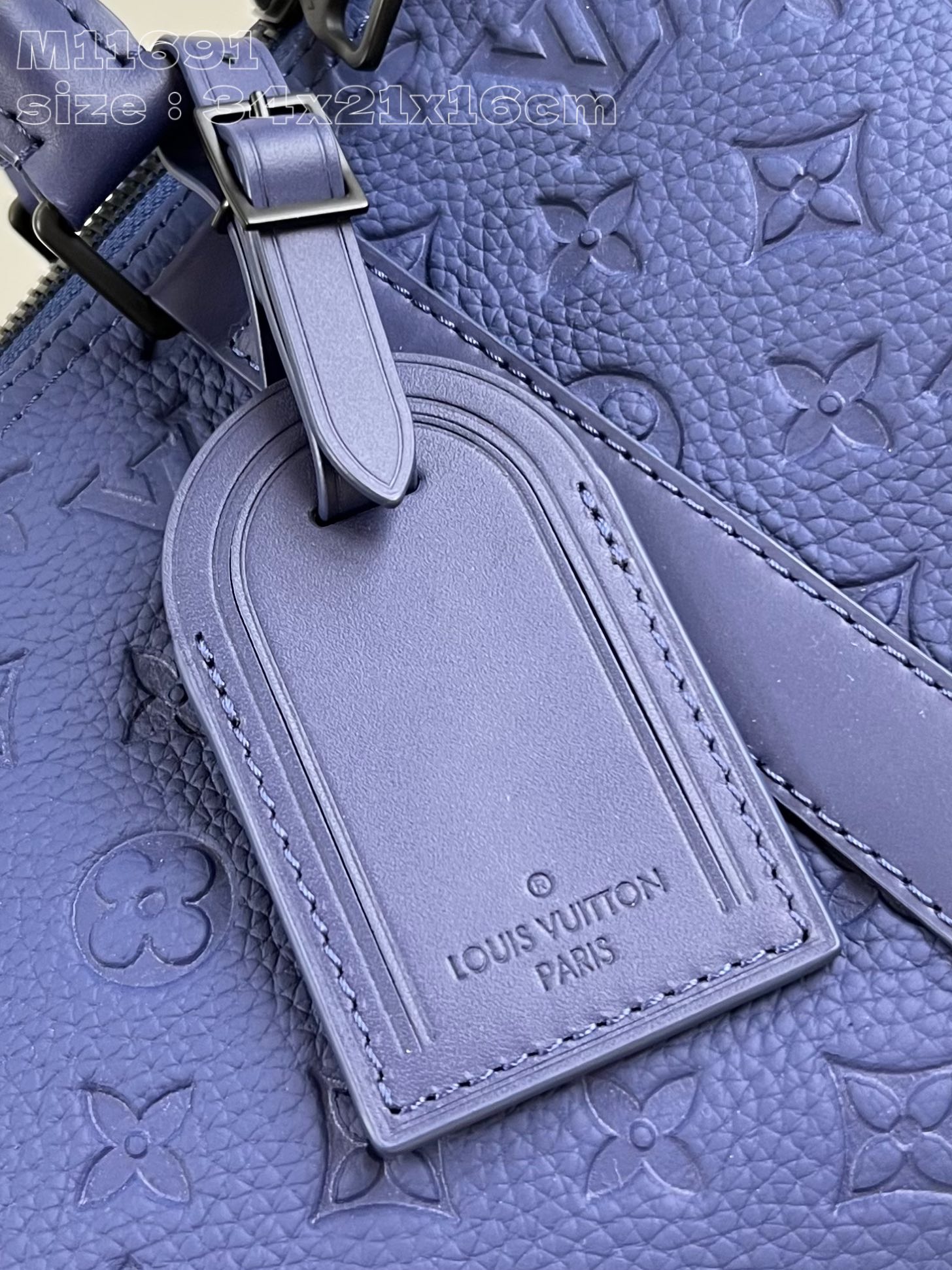 Bagsaaa LV M11691 Keepall Bandoulière 35 Sapphire - 34cm
