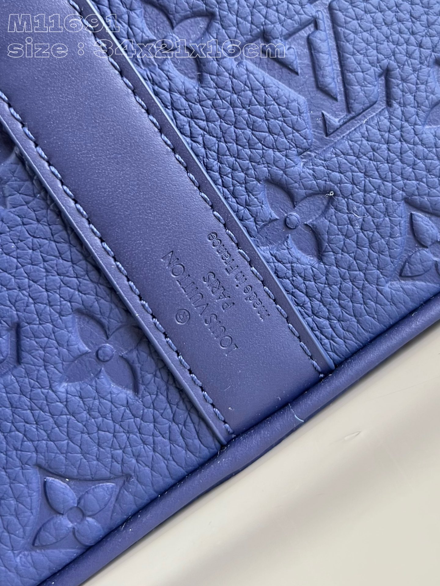 Bagsaaa LV M11691 Keepall Bandoulière 35 Sapphire - 34cm