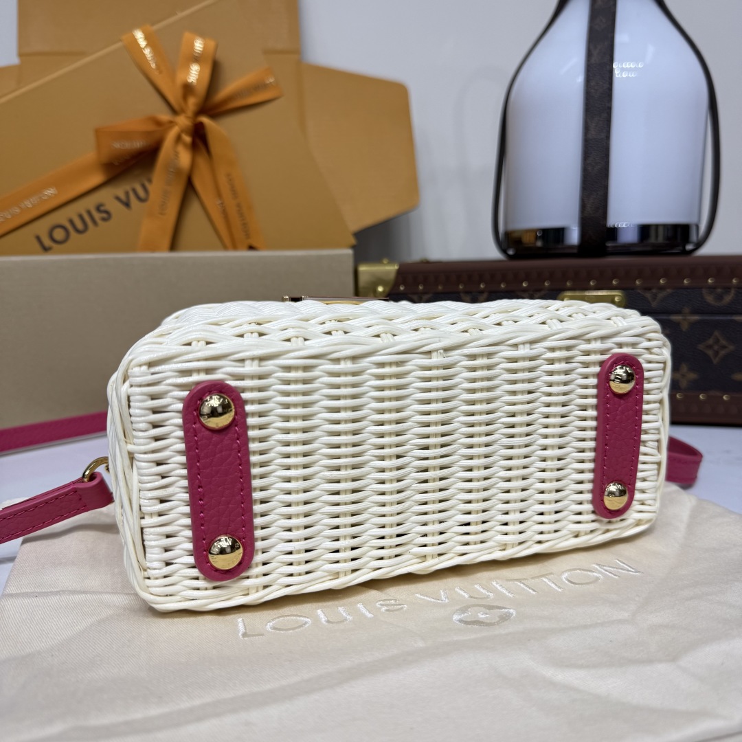 Bagsaaa LV M26005 Capucines Mini Pink - 21cm