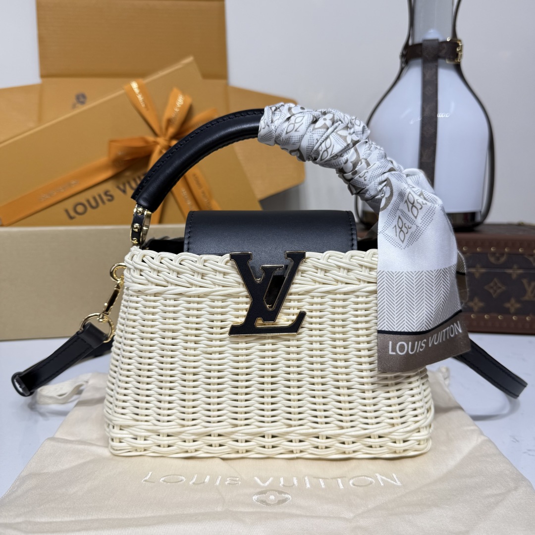 Bagsaaa LV M26003 Capucines Mini Black - 21cm