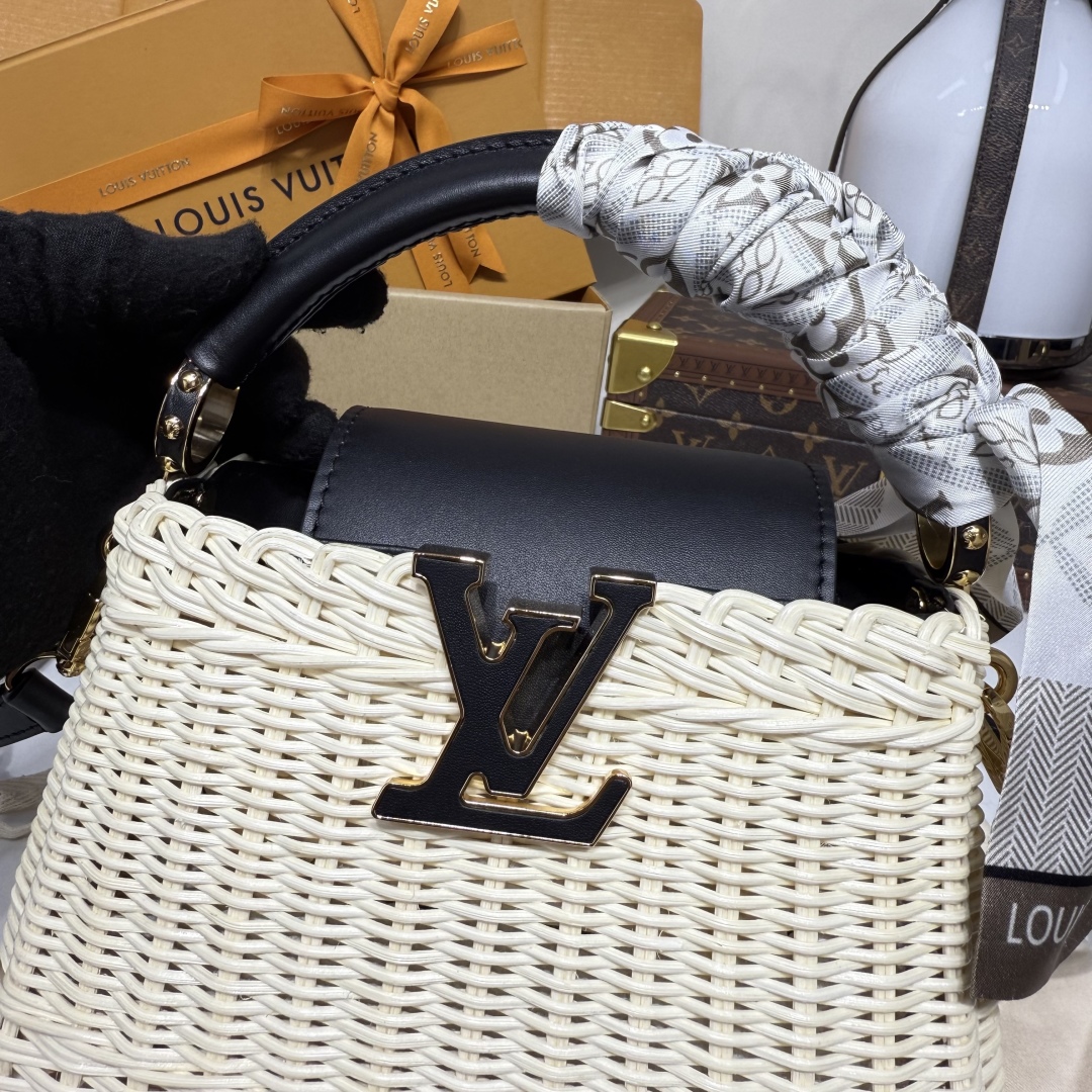 Bagsaaa LV M26003 Capucines Mini Black - 21cm