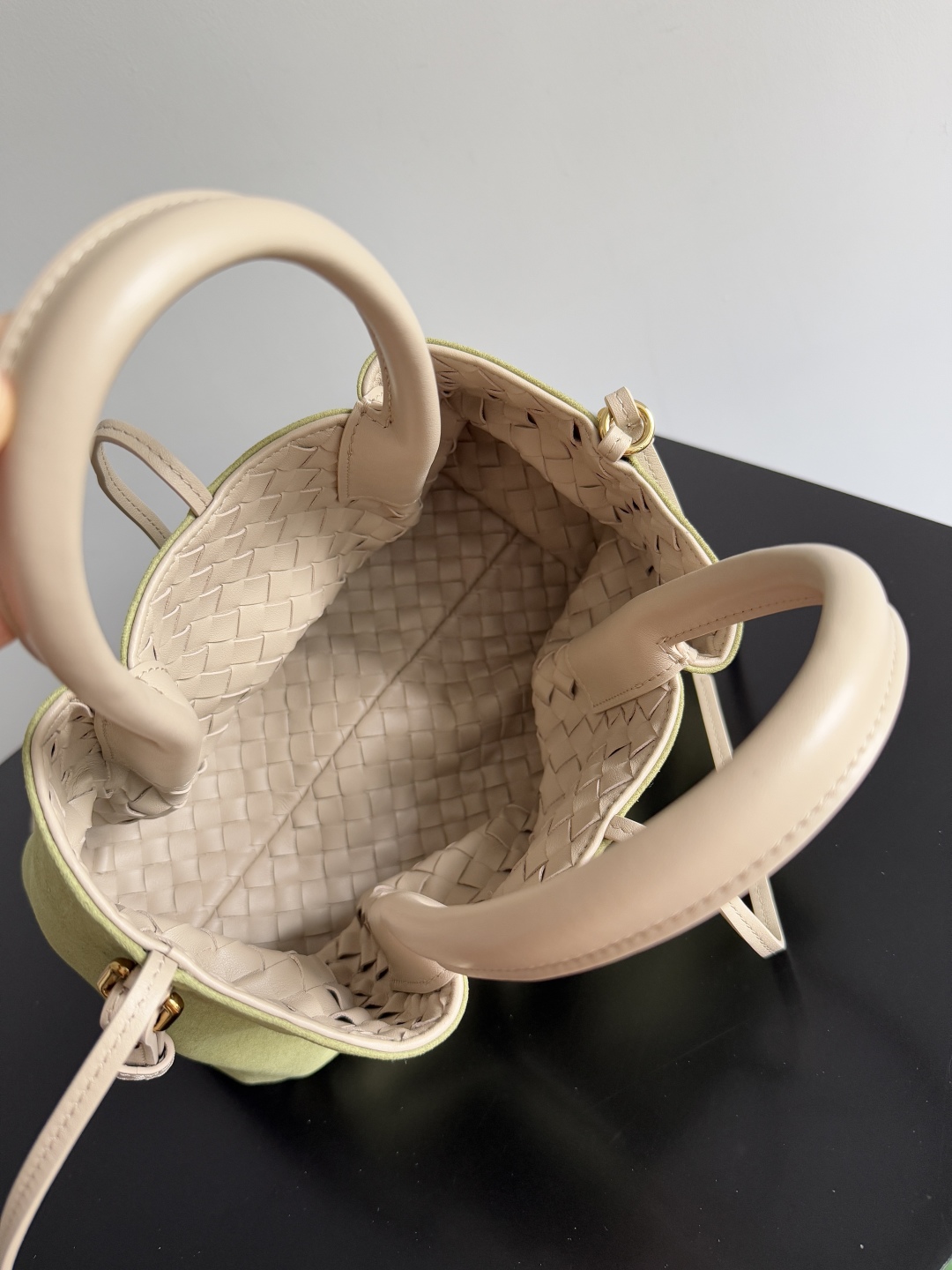 Bagsaaa B0tt*ga Ven*ta Small Pinacoteca Tote 819004 beige - 24cm
