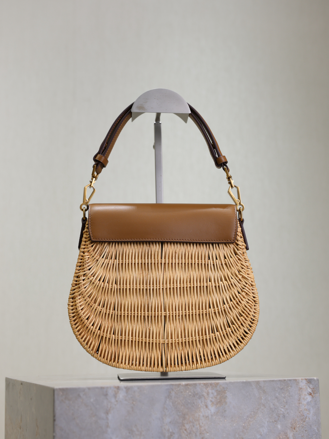 Bagsaaa Y51 Mini VOLTAIRE top handle bag in osier 838062 - 22cm