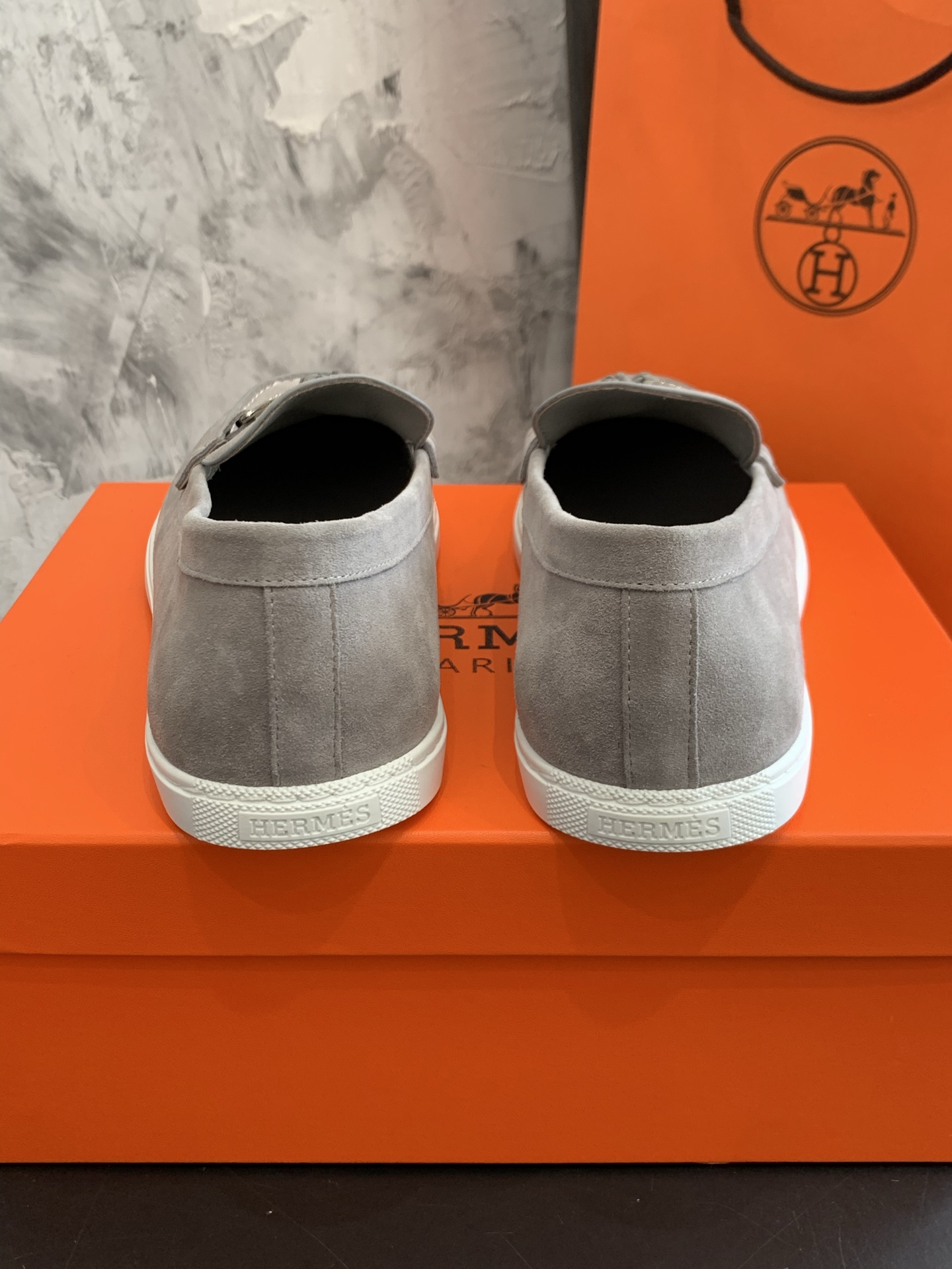 Bagsaaa H**me5 Ignacio loafer gray
