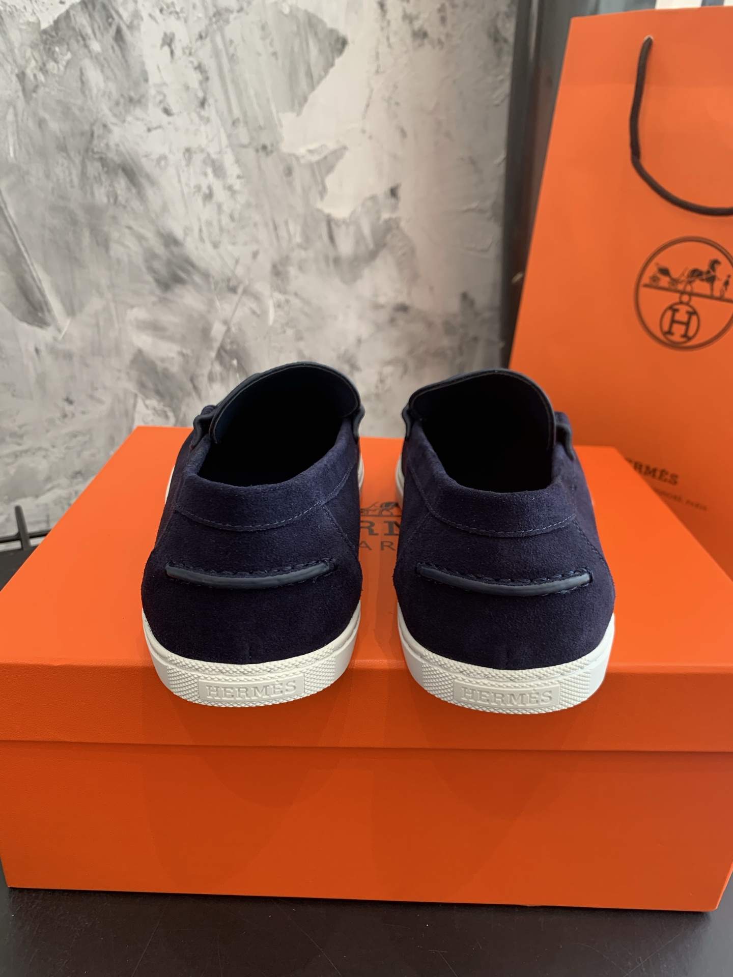 Bagsaaa H**me5 Job loafer navy blue