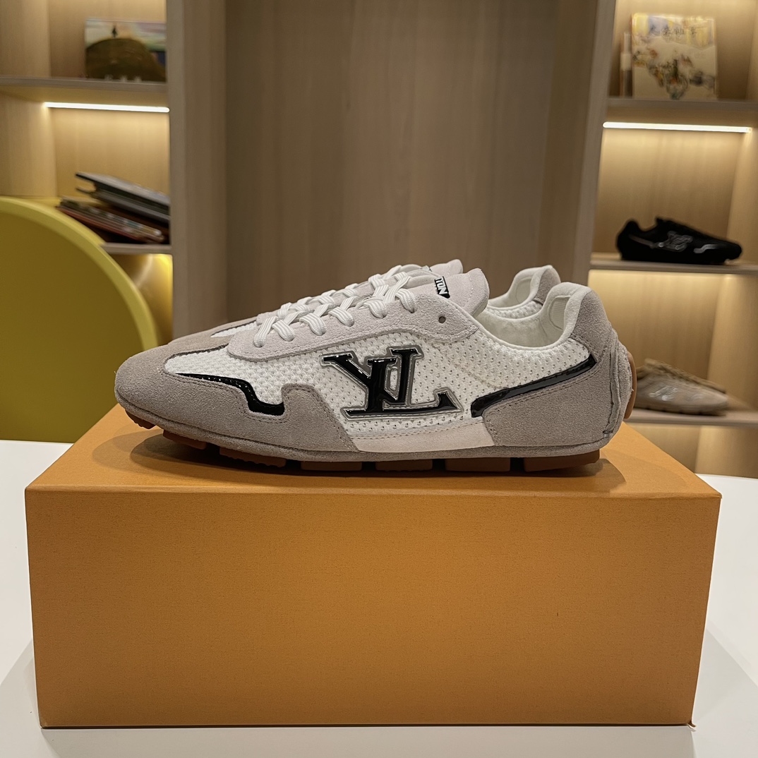 Bagsaaa LV Rally Sneaker Gray/White