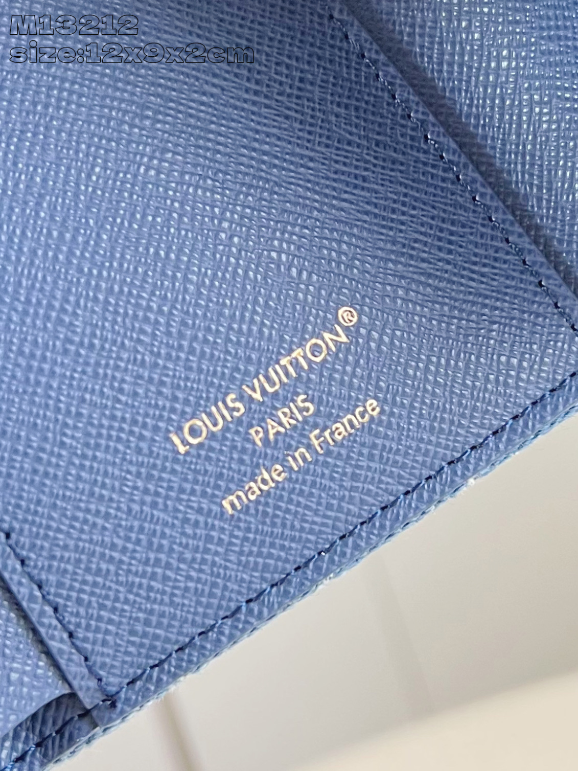 Bagsaaa LV M13212 Victorine Wallet Denim Blue - 12cm