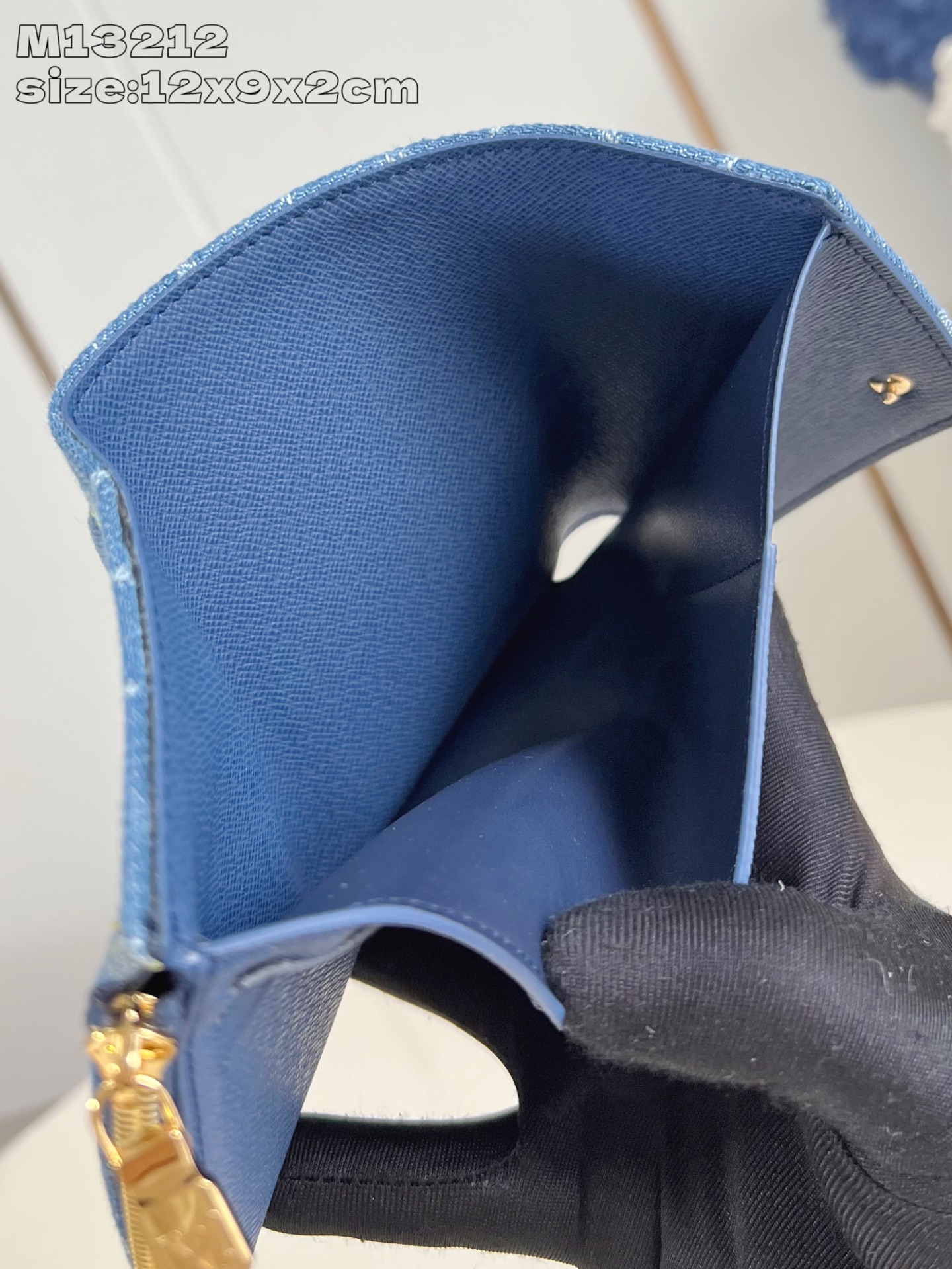 Bagsaaa LV M13212 Victorine Wallet Denim Blue - 12cm