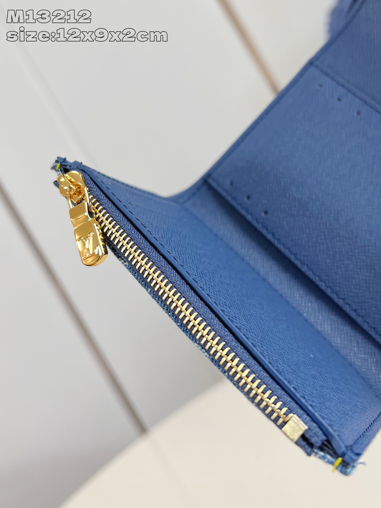 Bagsaaa LV M13212 Victorine Wallet Denim Blue - 12cm