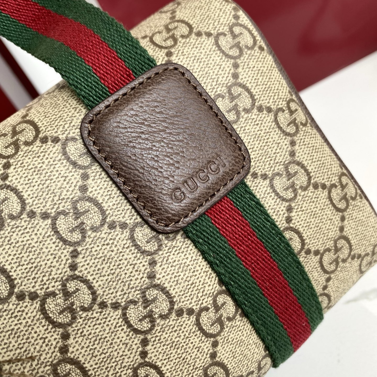 Bagsaaa Gvc*1 Mini GG handbag 859975 brown & beige - 20cm