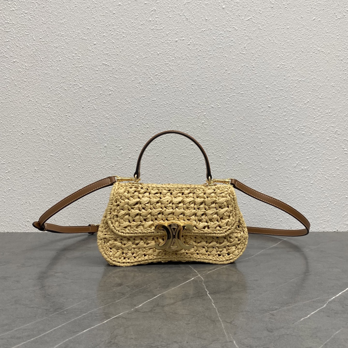 Bagsaaa Teen Ce1i*e Lola In Raffia Effect Textile 119862 - 20cm