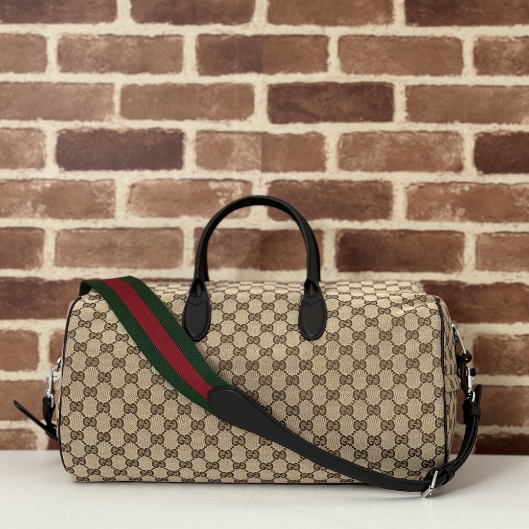 Bagsaaa Gvc*1 GG canvas small duffle bag 800185 beige & brown - 42cm