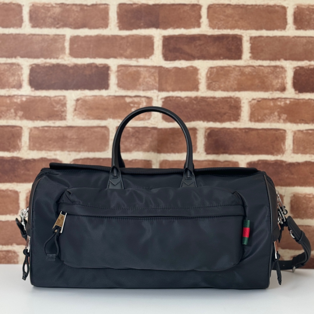 Bagsaaa Gvc*1 GG canvas small duffle bag 800185 black - 42cm