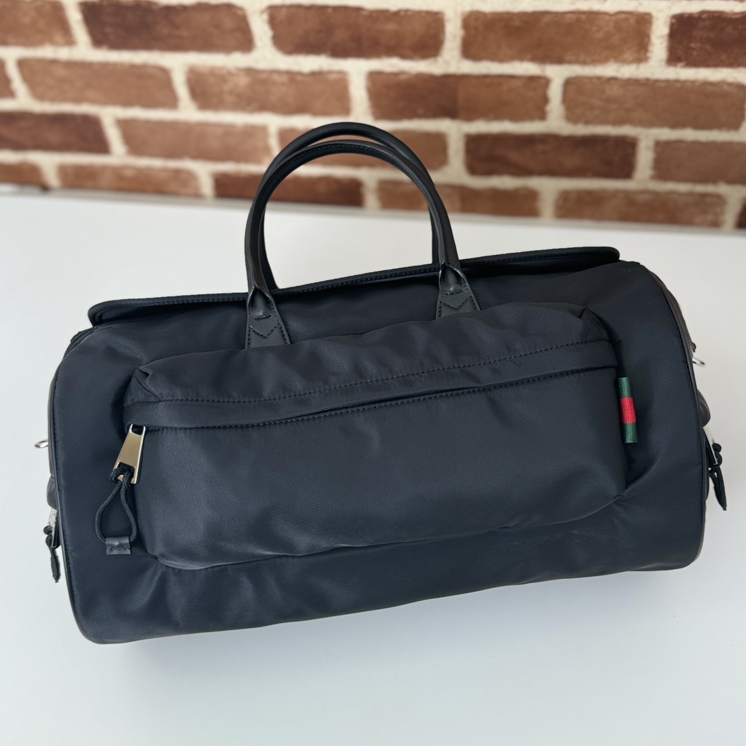 Bagsaaa Gvc*1 GG canvas small duffle bag 800185 black - 42cm