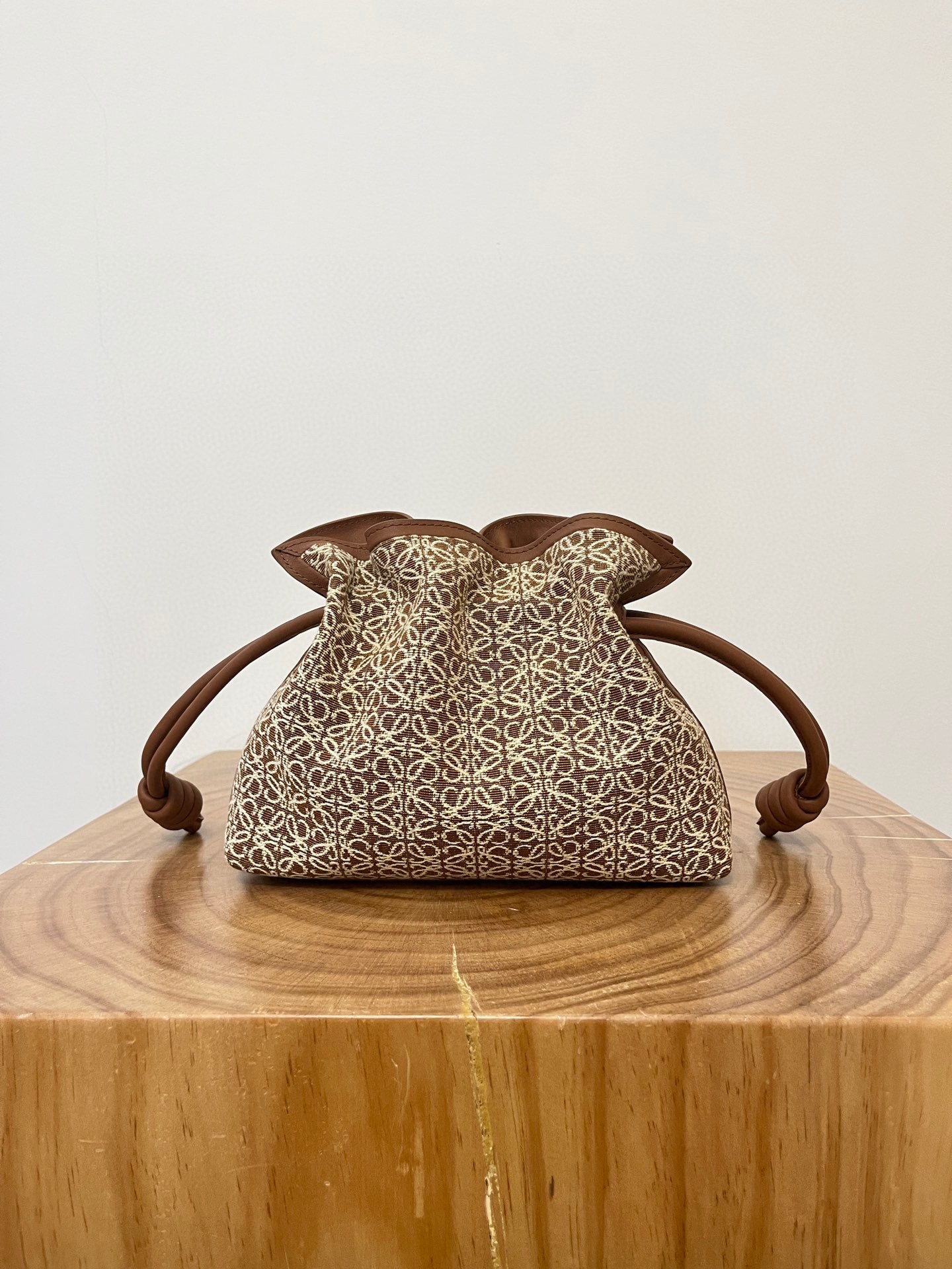 Bagsaaa L0ew* Flamenco Clutch in Anagram jacquard and Calfskin - 23cm