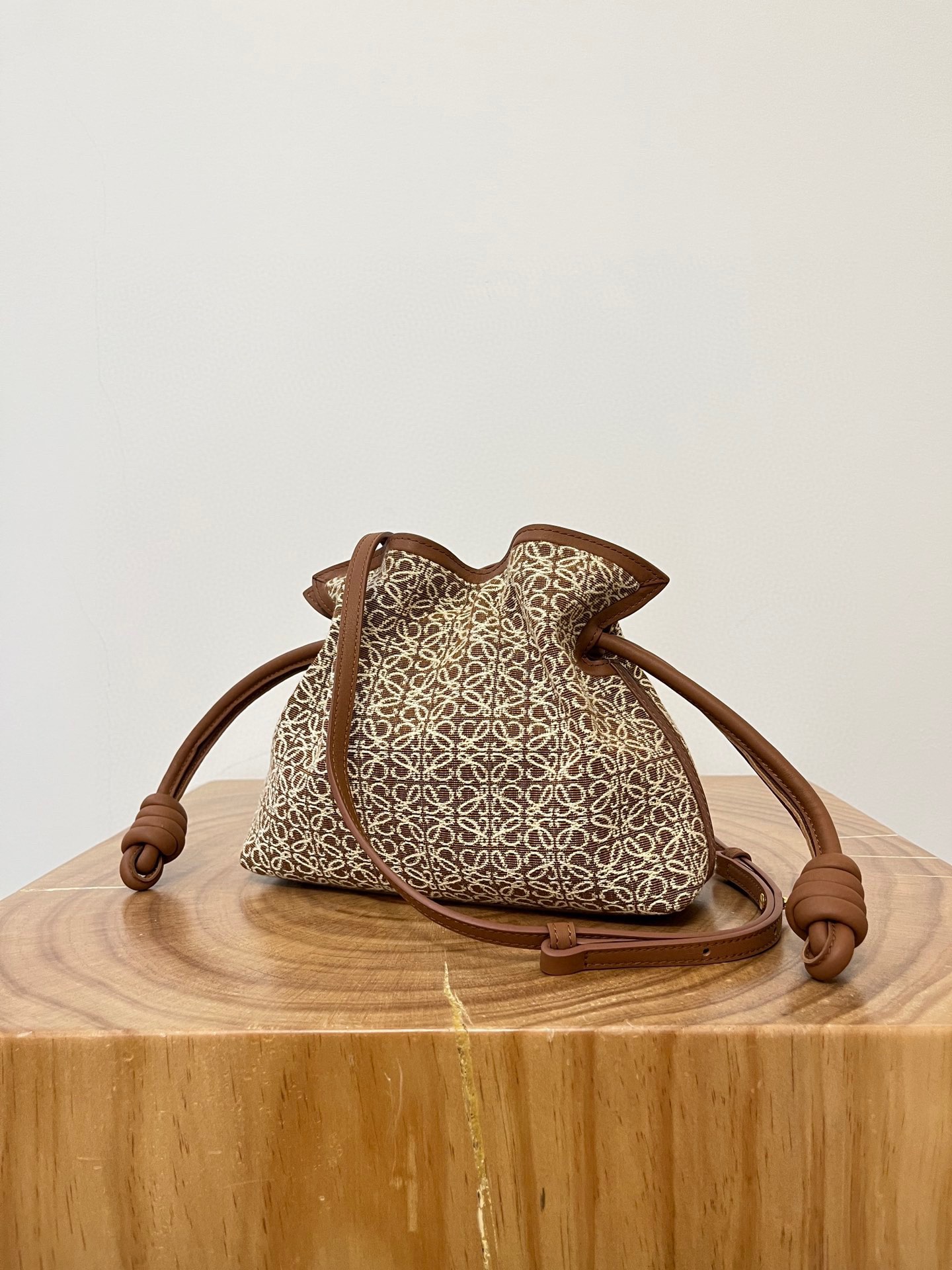 Bagsaaa L0ew* Flamenco Clutch in Anagram jacquard and Calfskin - 23cm