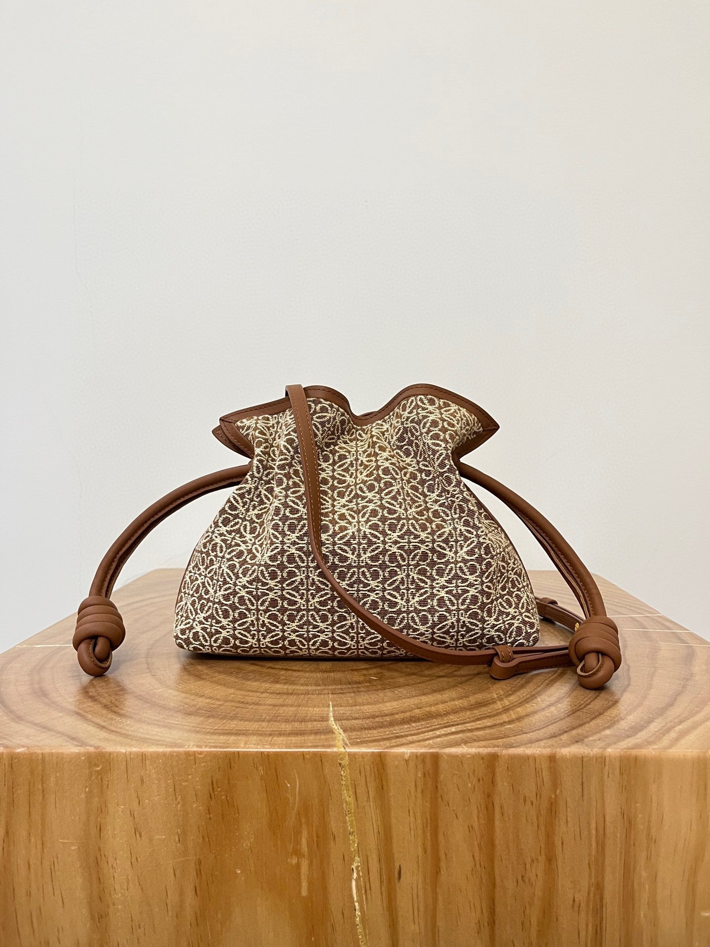 Bagsaaa L0ew* Flamenco Clutch in Anagram jacquard and Calfskin - 23cm