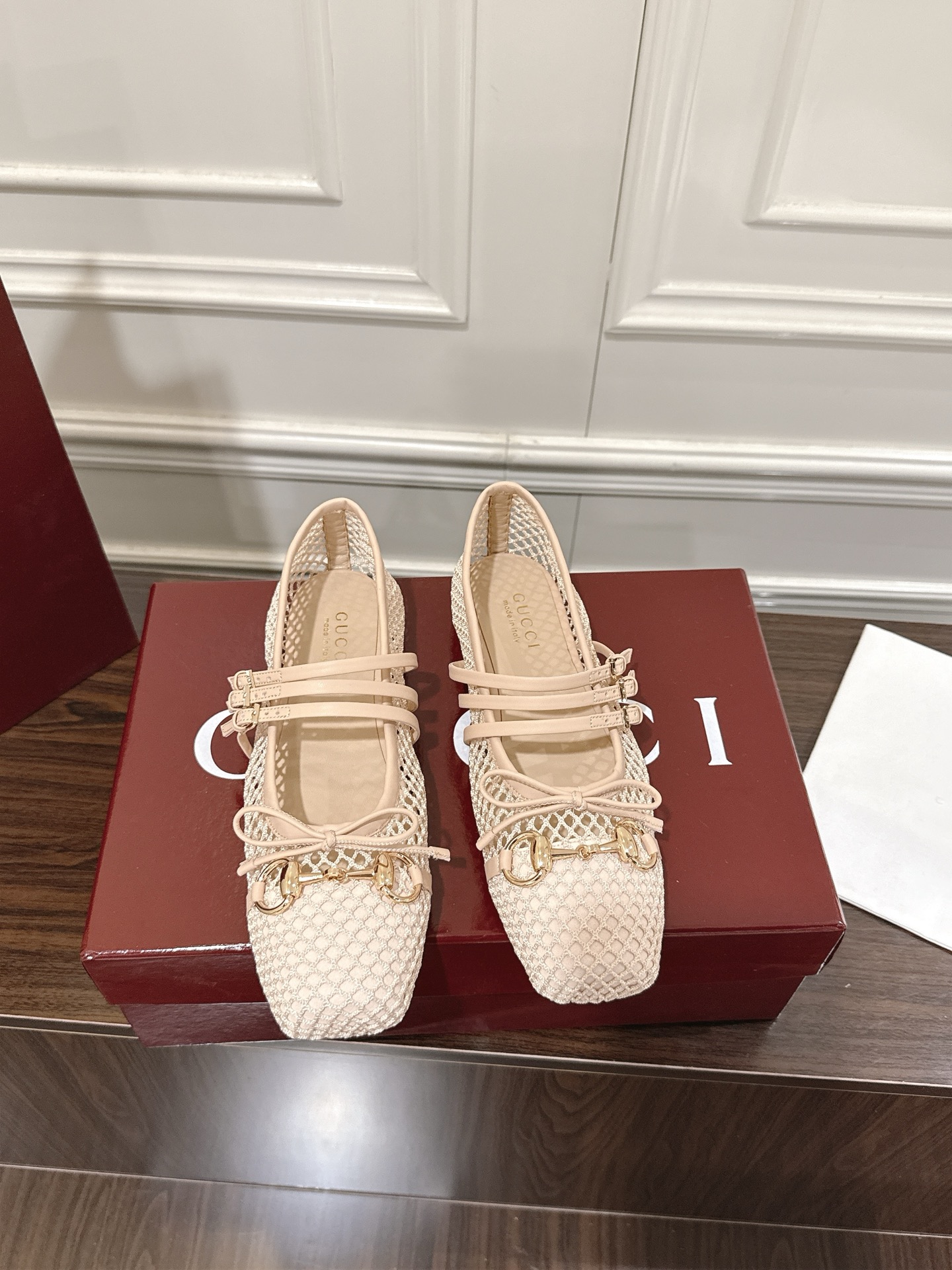 Bagsaaa Women's Gvc*1 Horsebit ballet flat 835077 light pink
