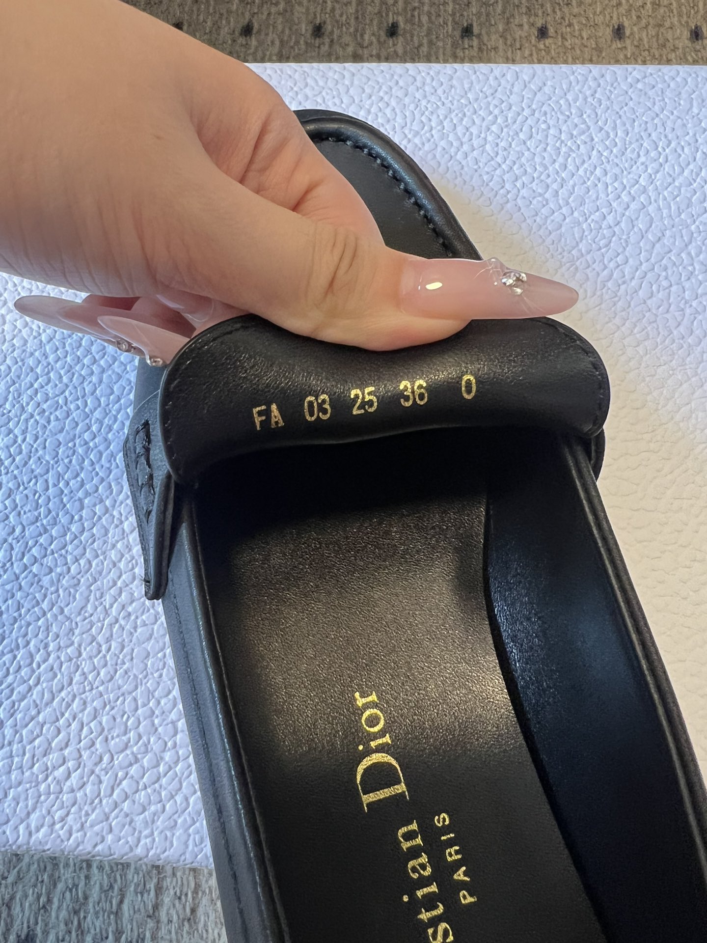 Bagsaaa D10r Boy Loafer Black S*pple Calfskin