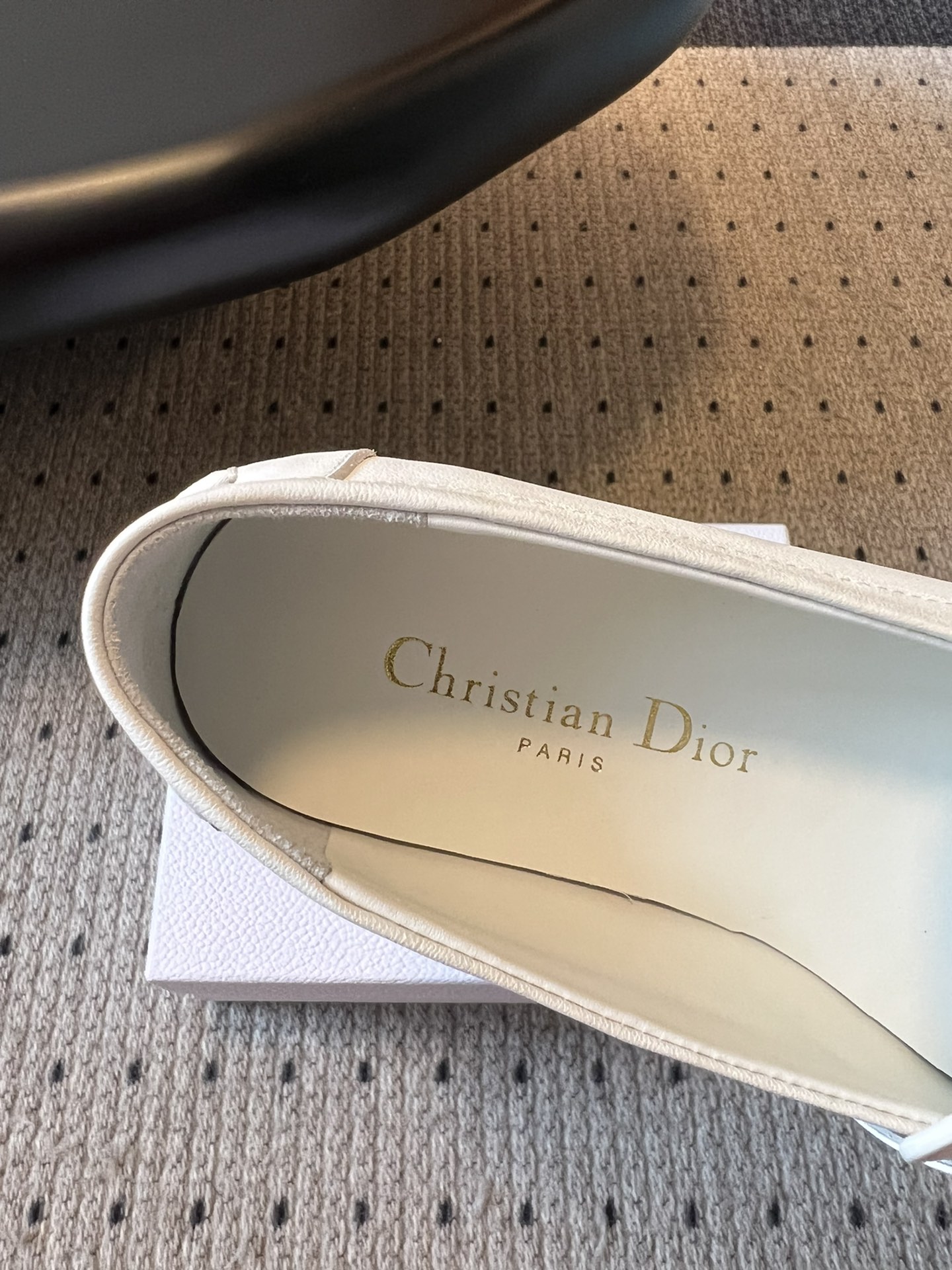 Bagsaaa D10r Boy Loafer White S*pple Calfskin