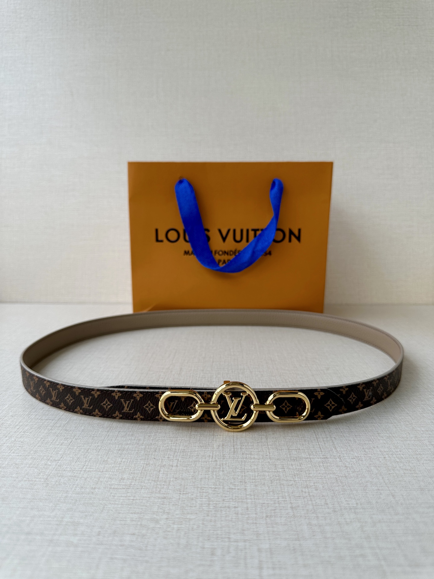 Bagsaaa LV Belt Gold hardware