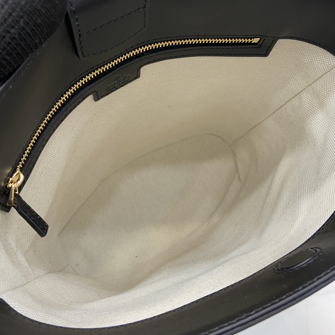 Bagsaaa Gvc*1 73 medium bucket bag 833660 black & beige - 26cm