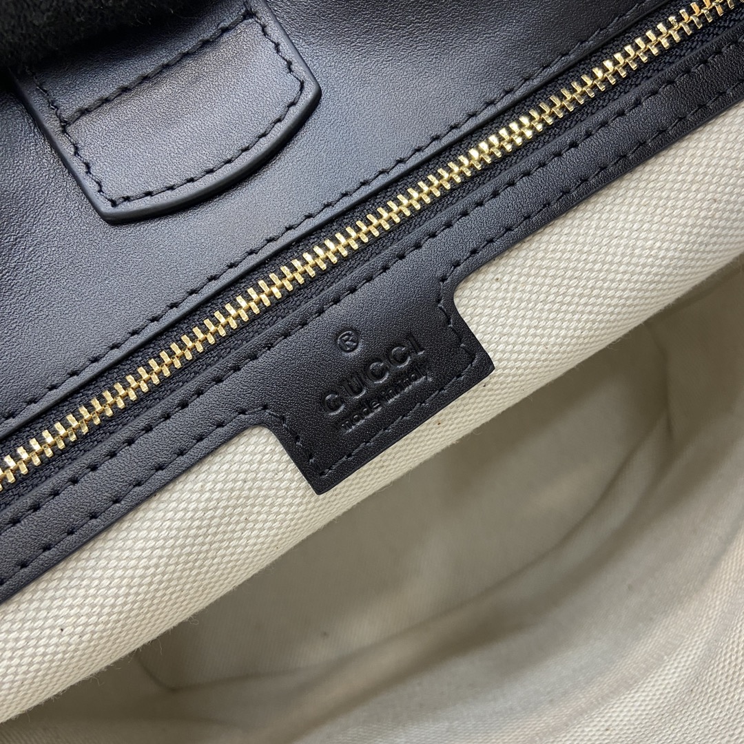 Bagsaaa Gvc*1 73 medium bucket bag 833660 black & beige - 26cm