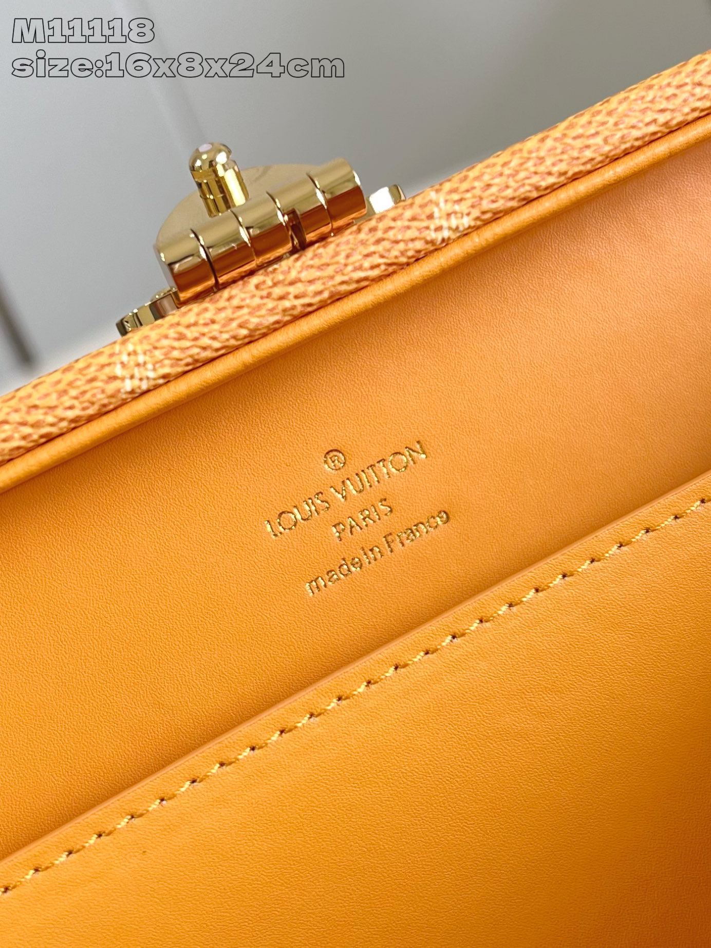 Bagsaaa LV M12458 Handle Trunk Yellow - 24cm