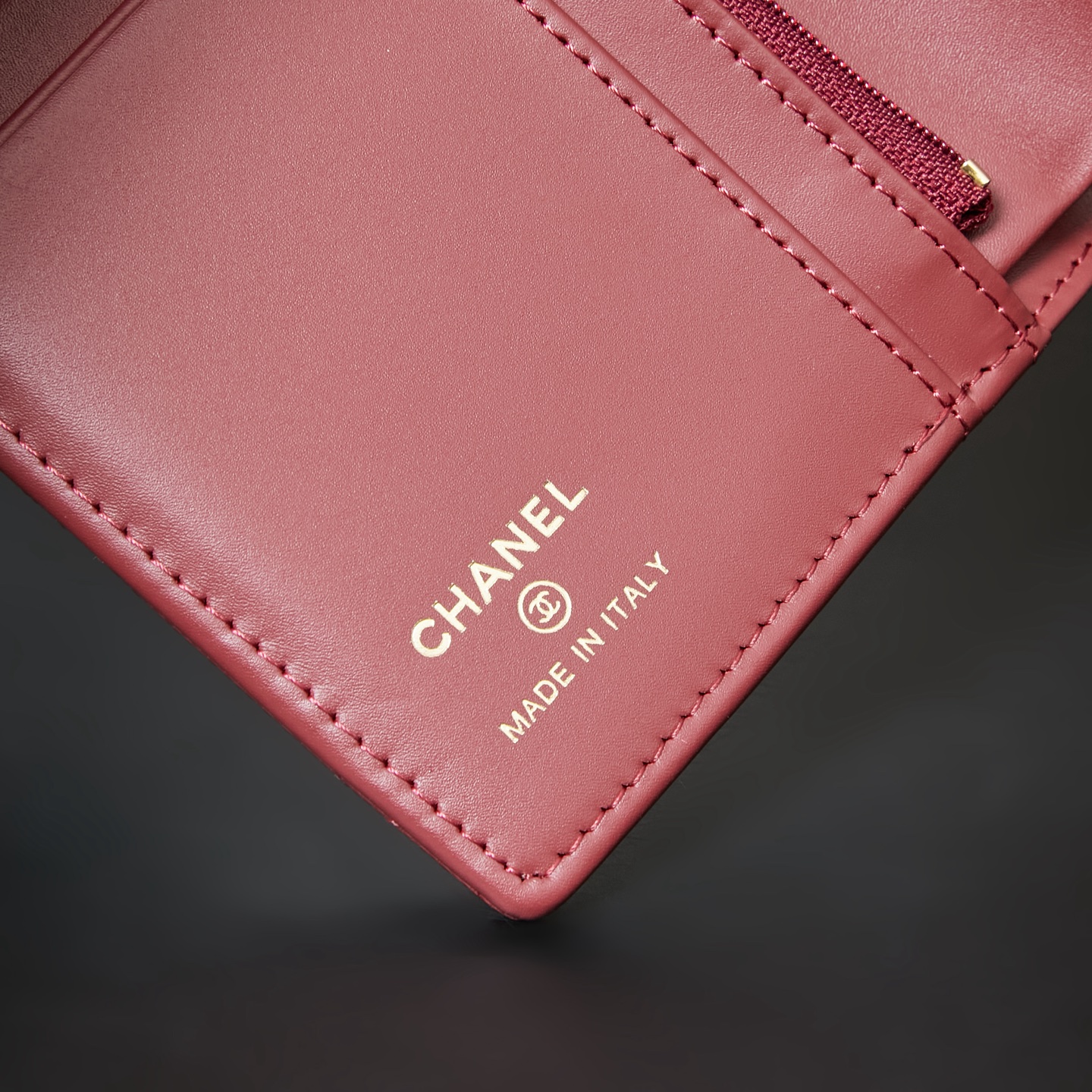 Bagsaaa Ch**el Red Wallet - 15*10*3cm
