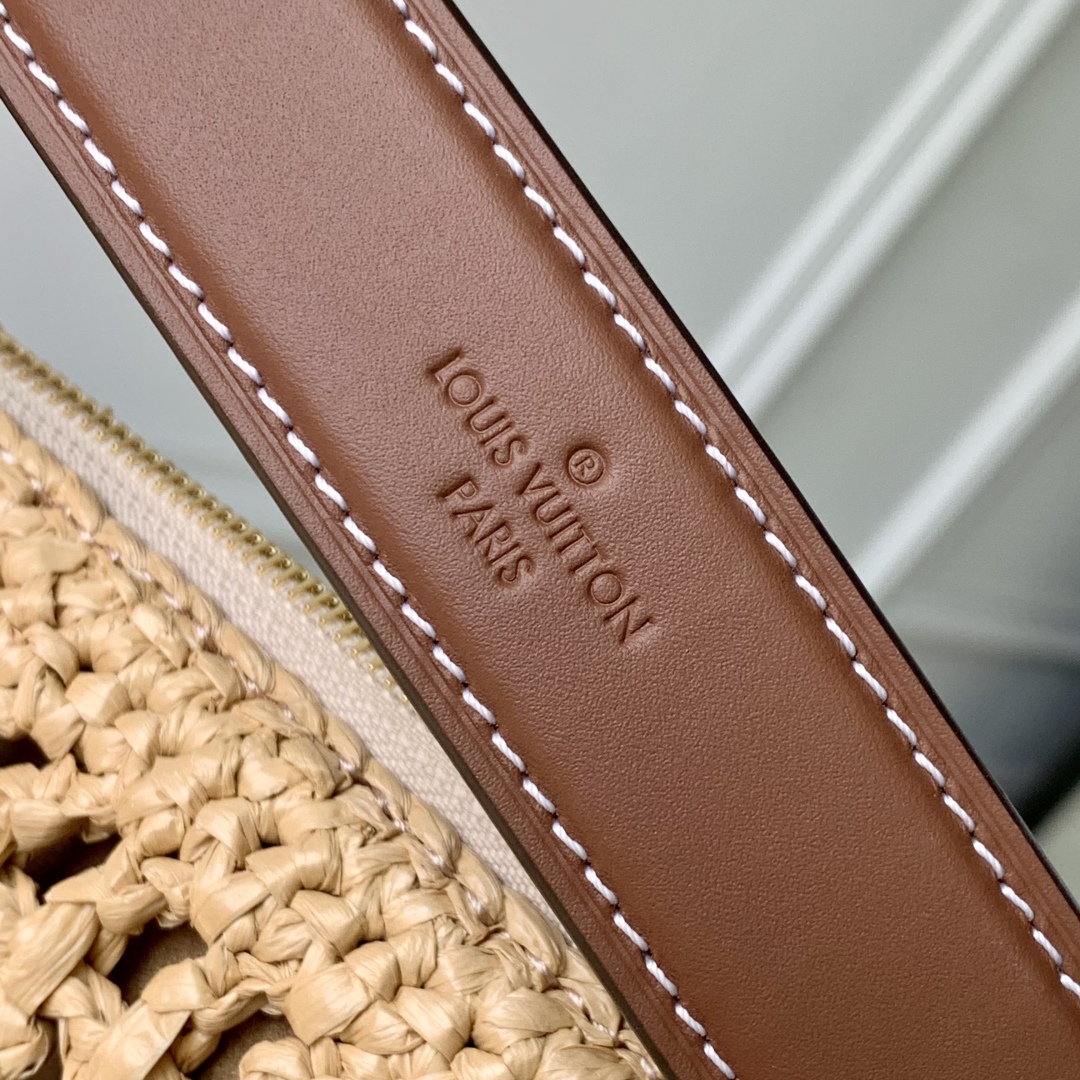 Bagsaaa LV M14405 Side Trunk MM Natural/Brown - 23.5cm