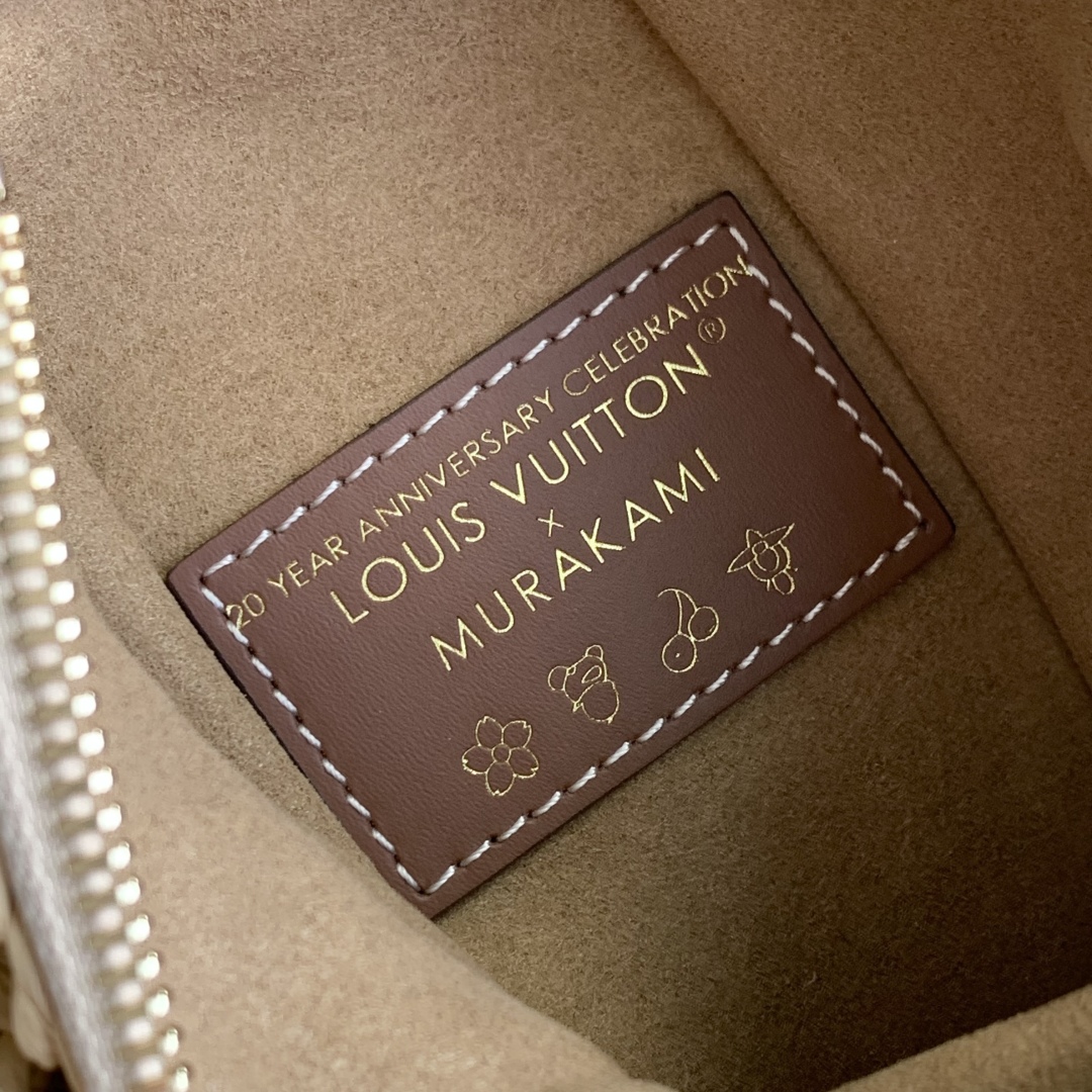 Bagsaaa LV M14405 Side Trunk MM Natural/Brown - 23.5cm