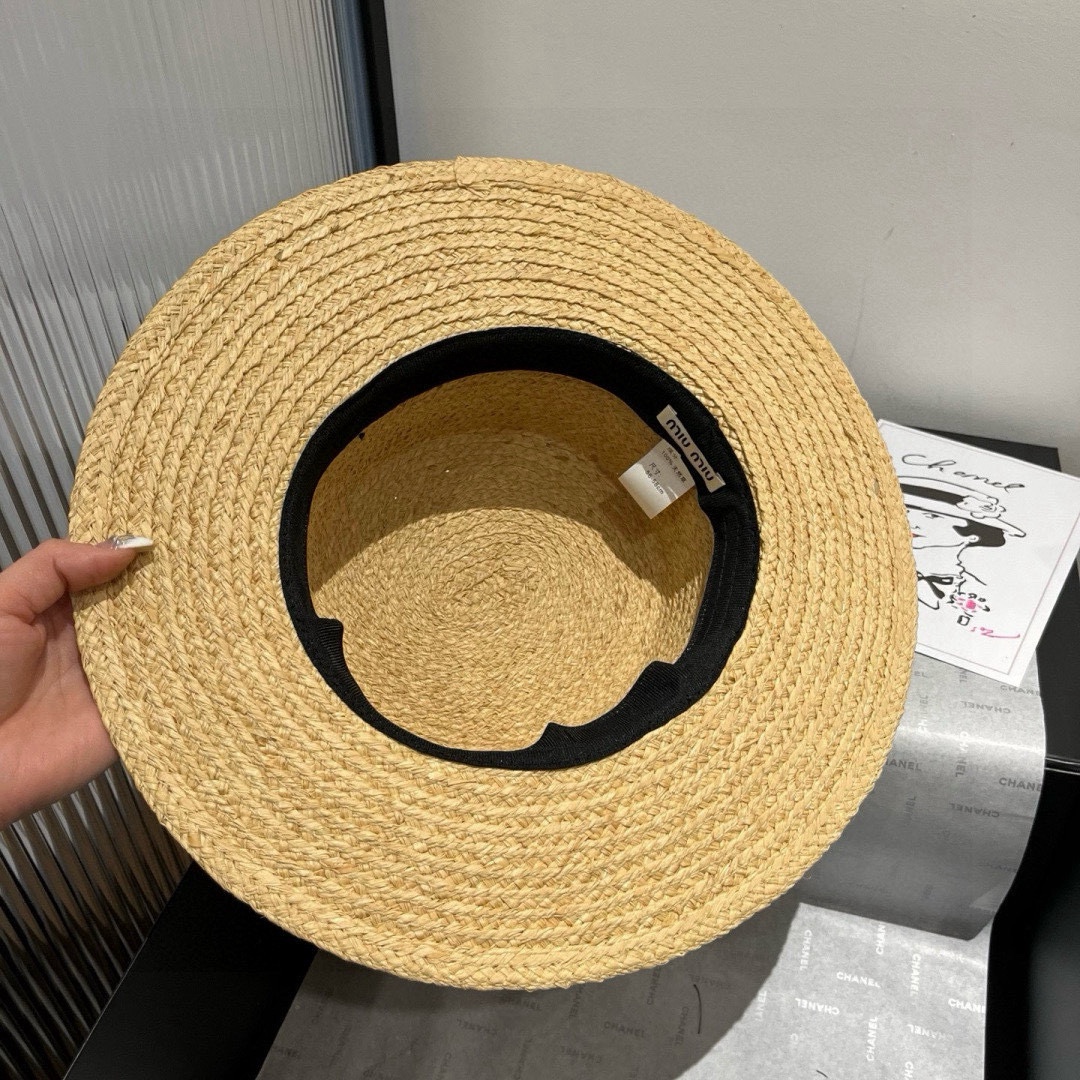 Bagsaaa Miu Miu Straw Hat