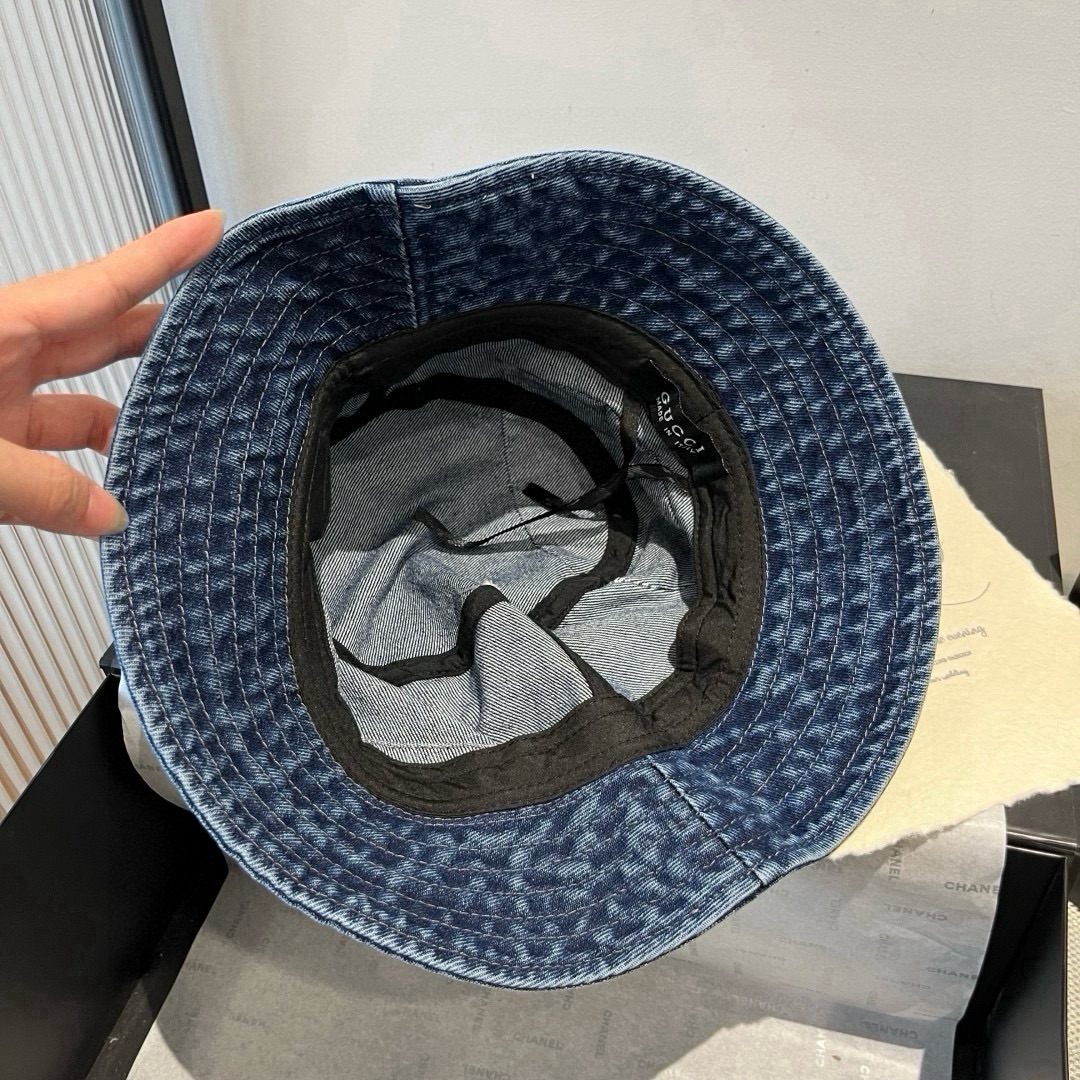 Bagsaaa Gvc*1 Denim Bucket Hat