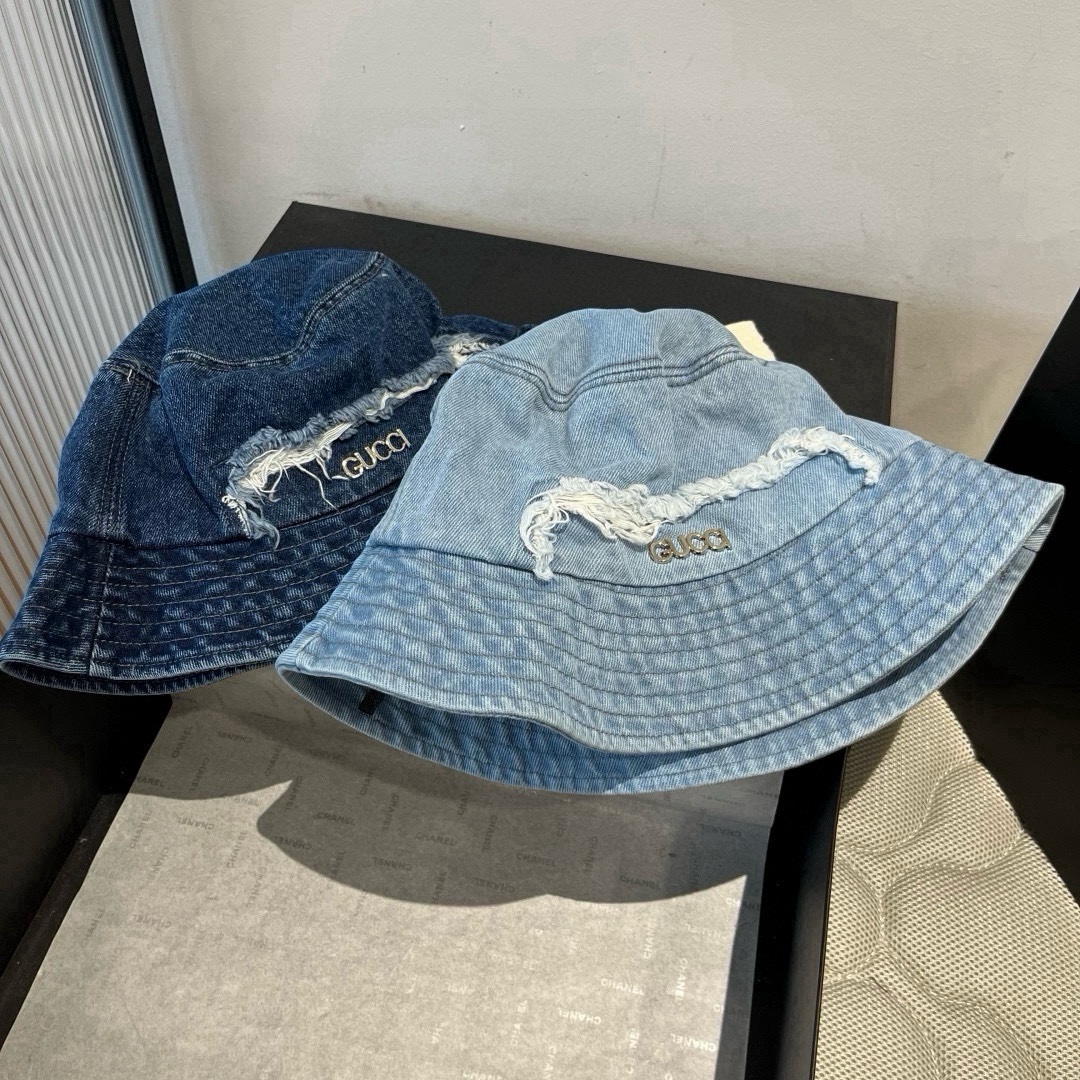 Bagsaaa Gvc*1 Denim Bucket Hat