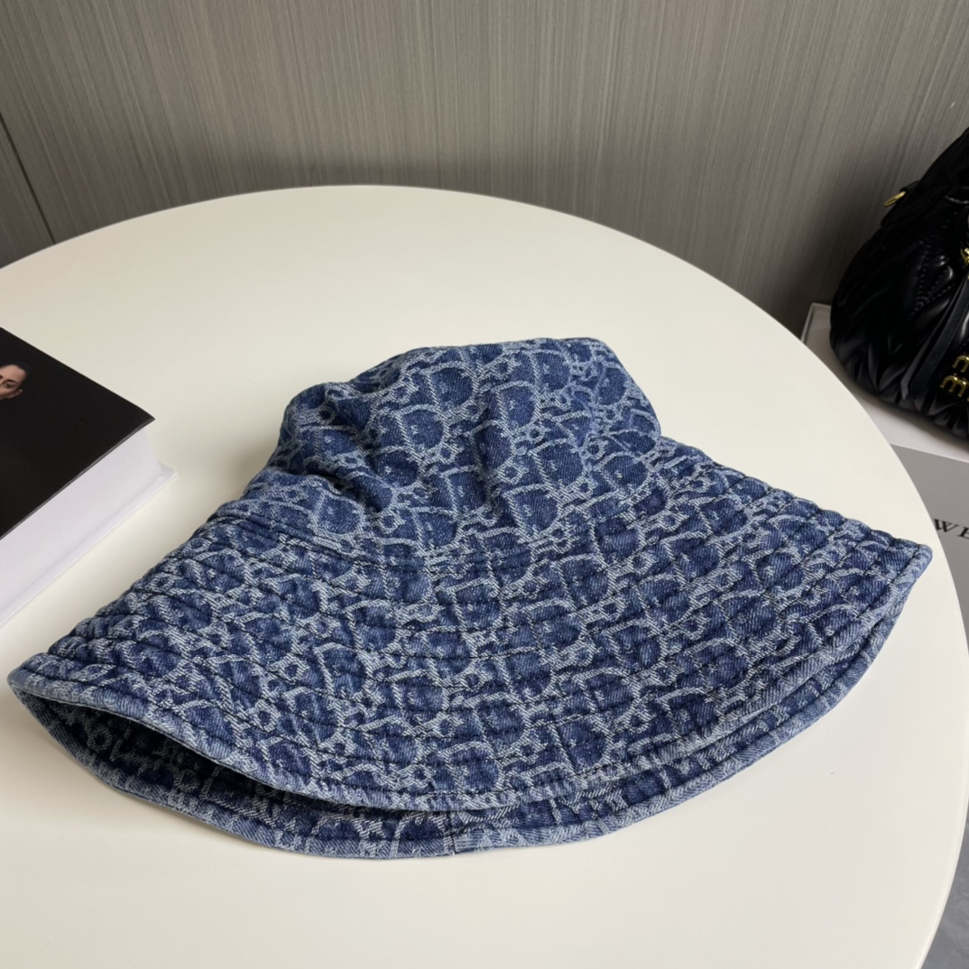 Bagsaaa D10r Denim Bucket Hat