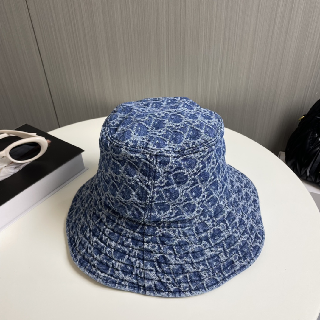 Bagsaaa D10r Denim Bucket Hat