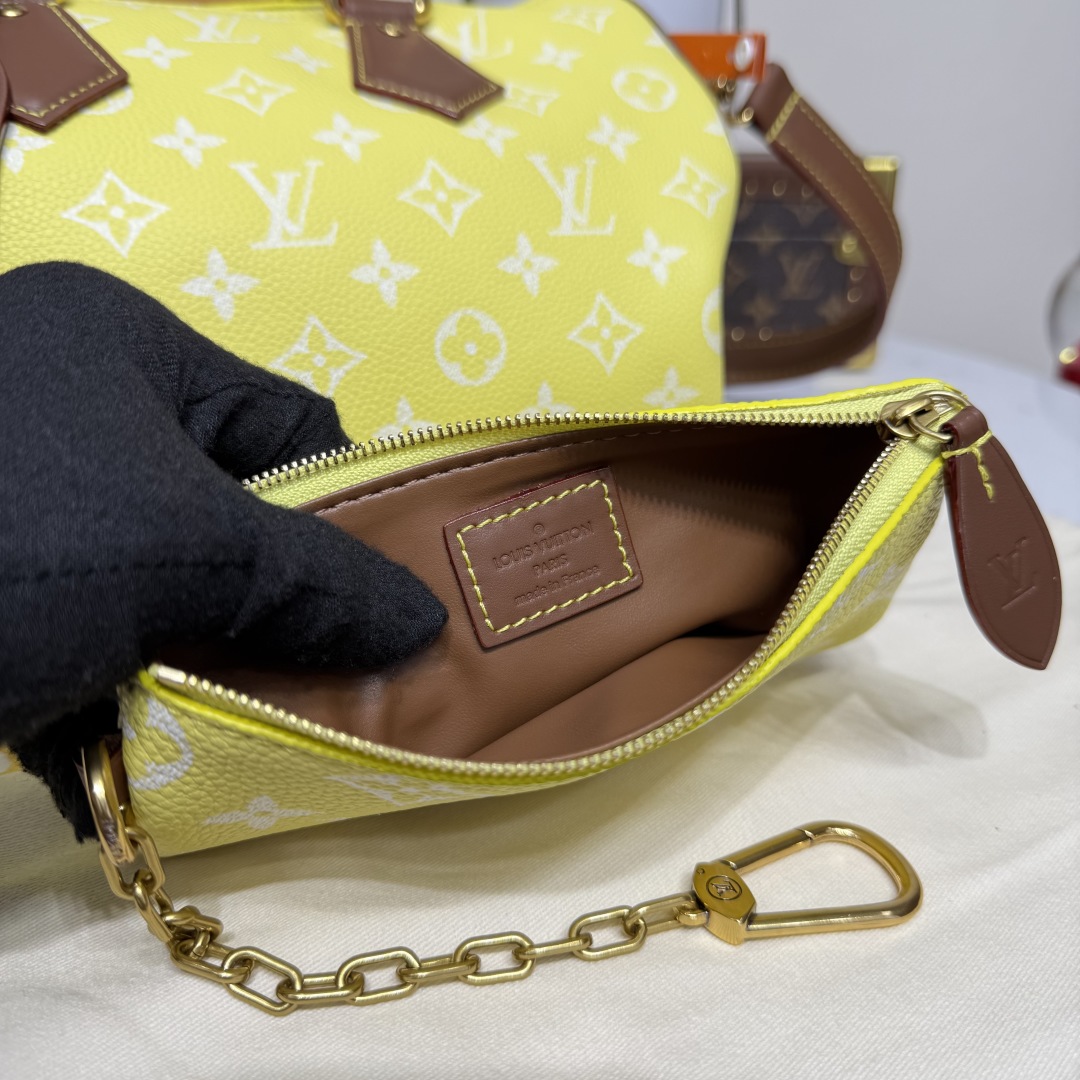 Bagsaaa LV M15242 Speedy P9 Bandoulière 30 Yellow - 32cm