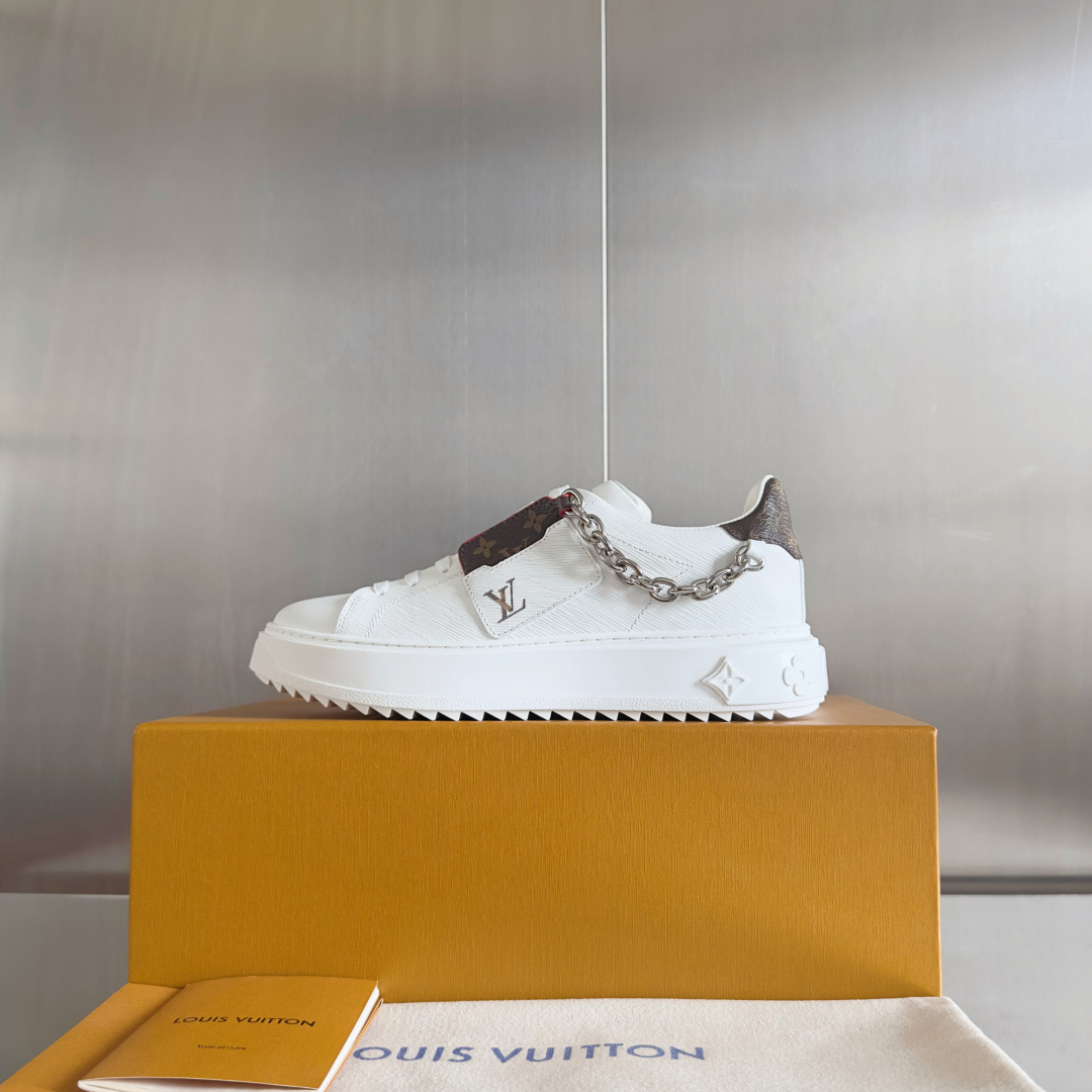 Bagsaaa LV Time Out Sneaker White