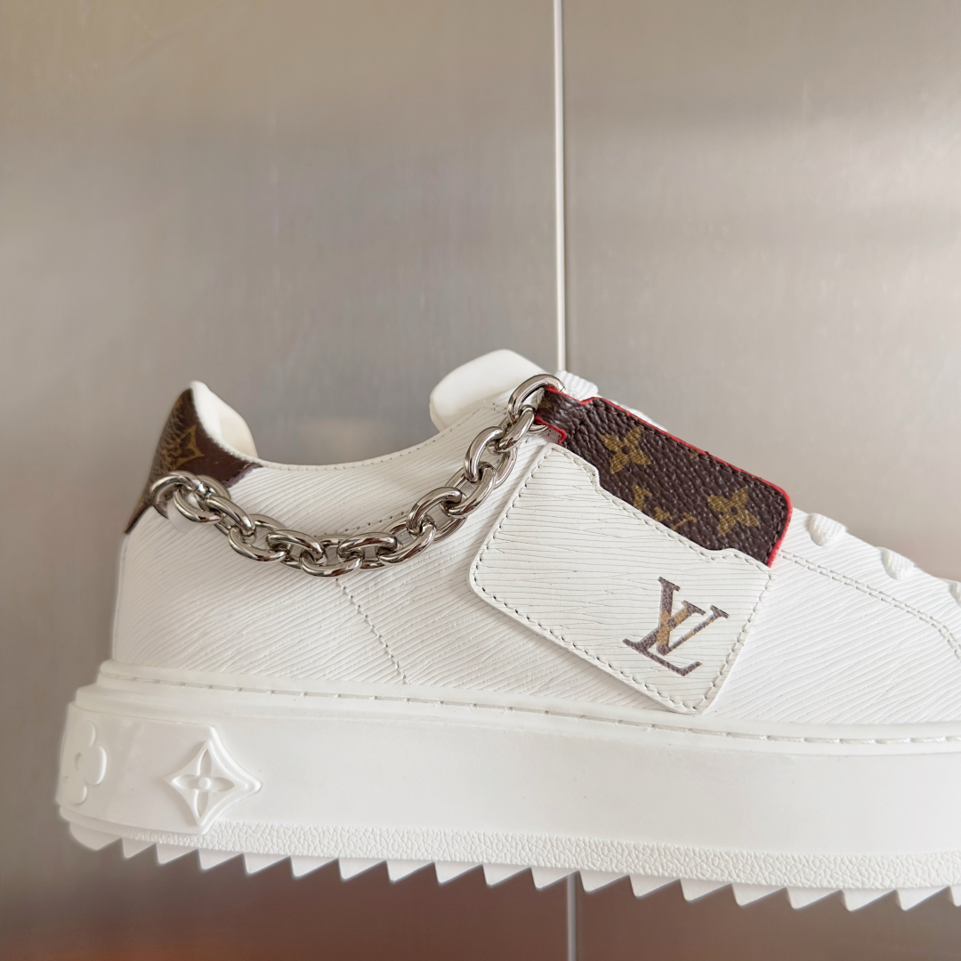 Bagsaaa LV Time Out Sneaker White