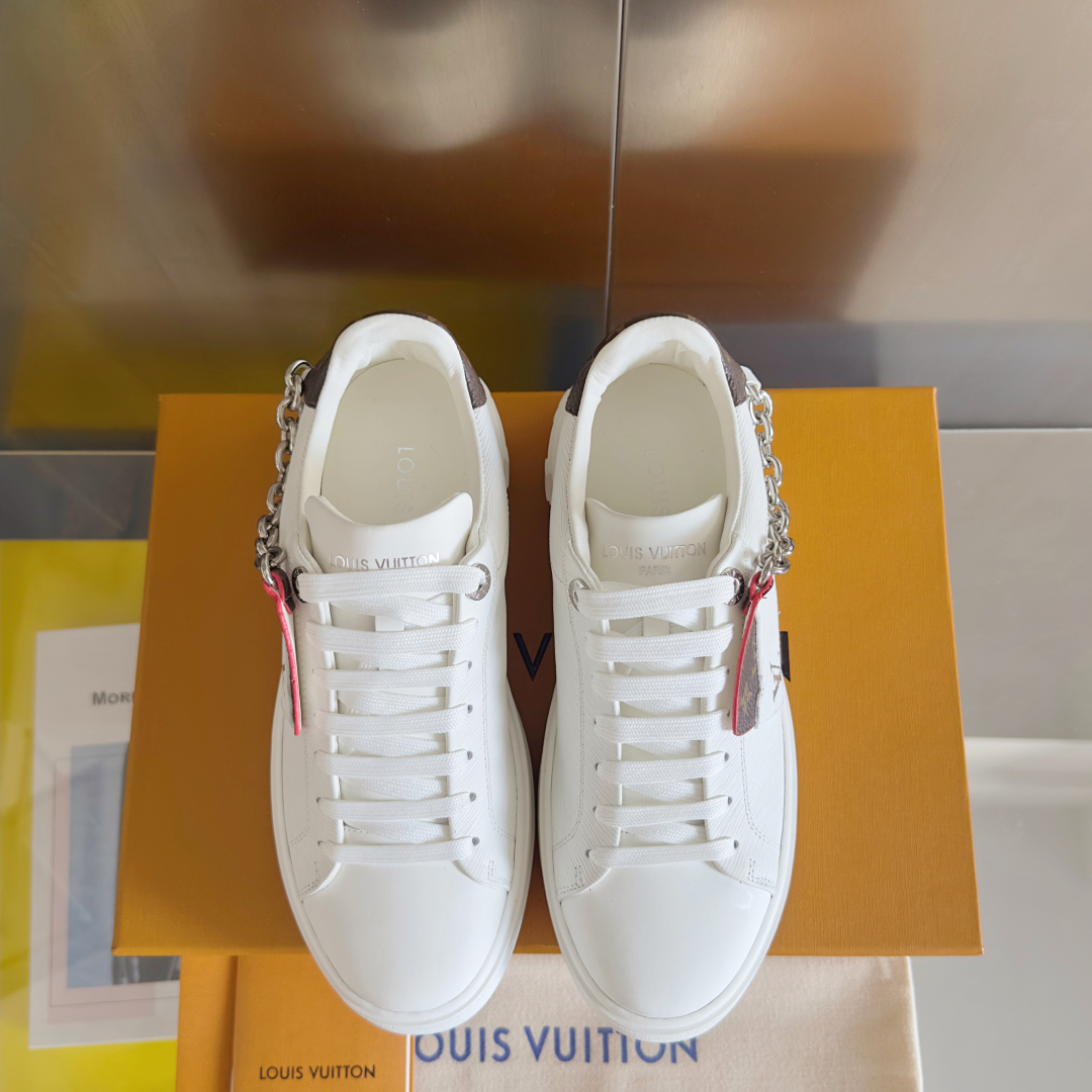 Bagsaaa LV Time Out Sneaker White