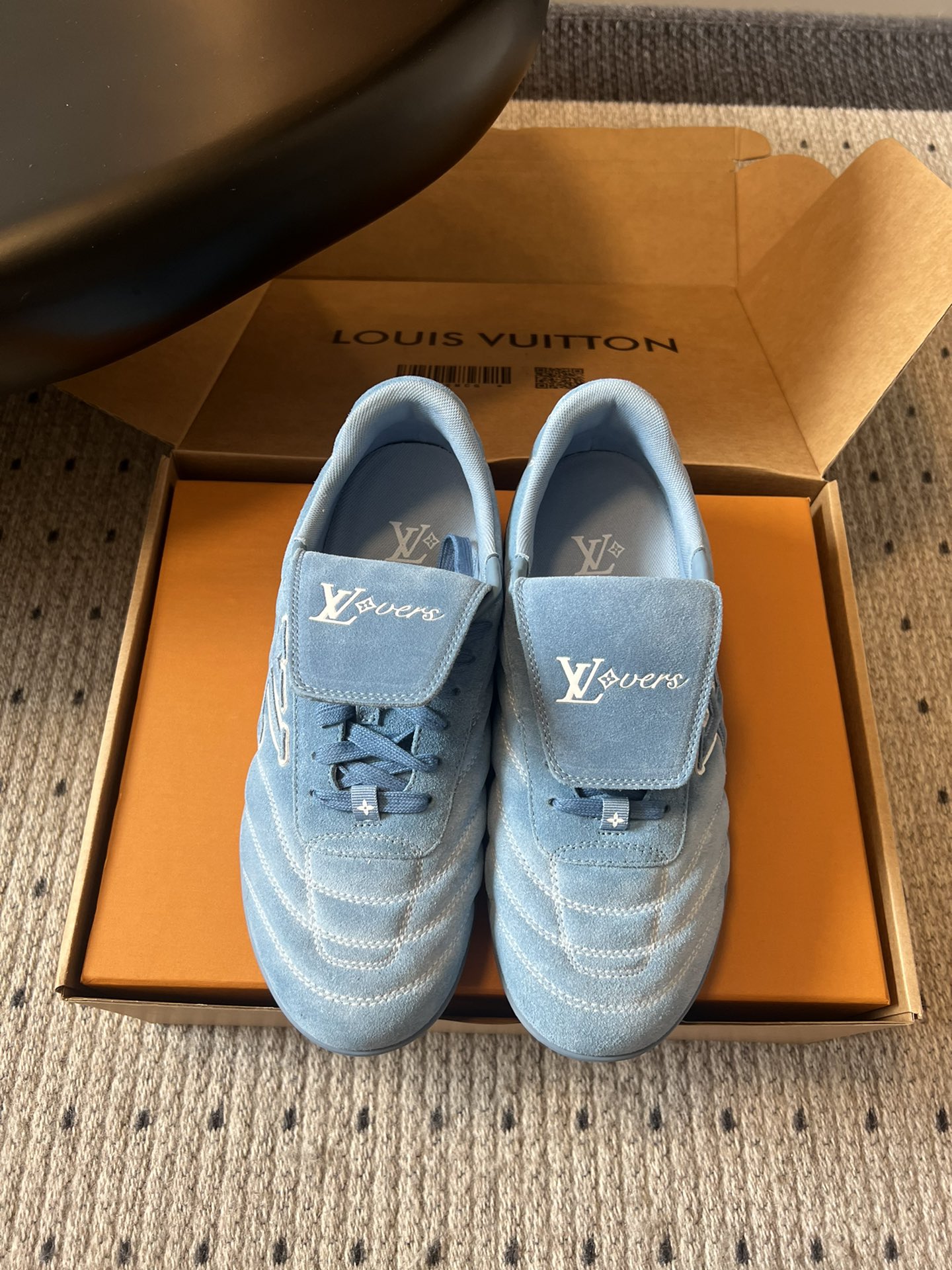Bagsaaa LV Footprint Soccer Blue