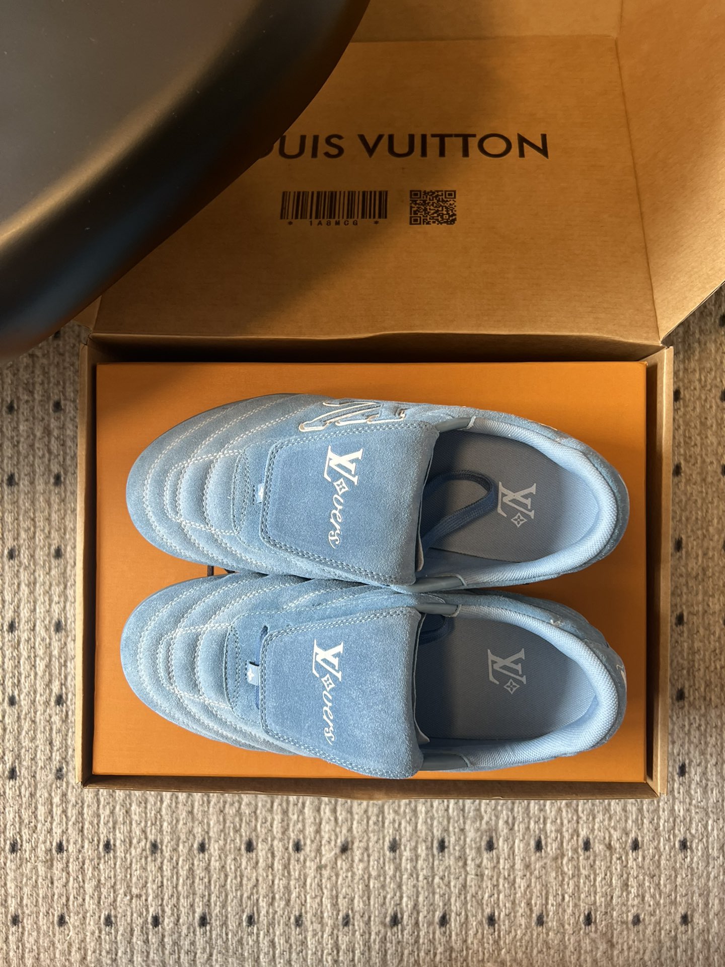 Bagsaaa LV Footprint Soccer Blue